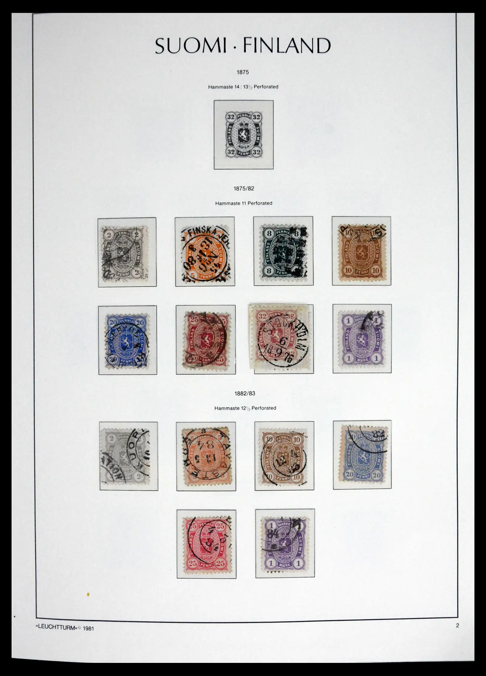 41701 0003 - Stamp collection 41701 Finland 1856-1993.