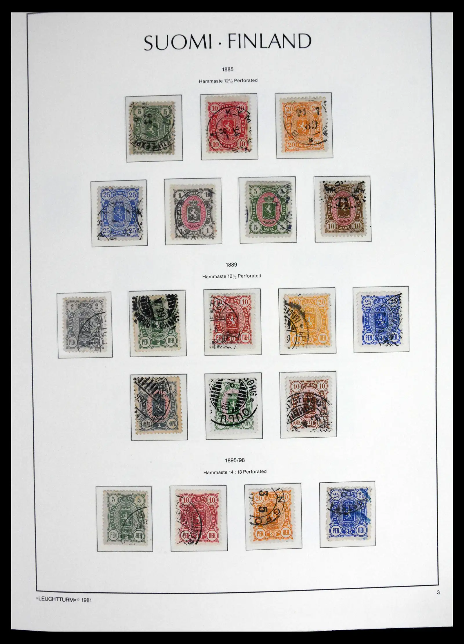 41701 0004 - Stamp collection 41701 Finland 1856-1993.