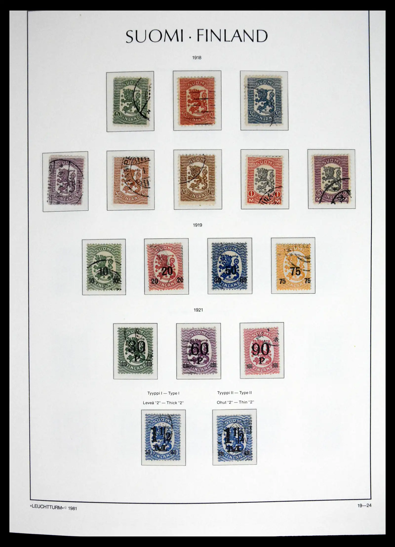 41701 0010 - Stamp collection 41701 Finland 1856-1993.