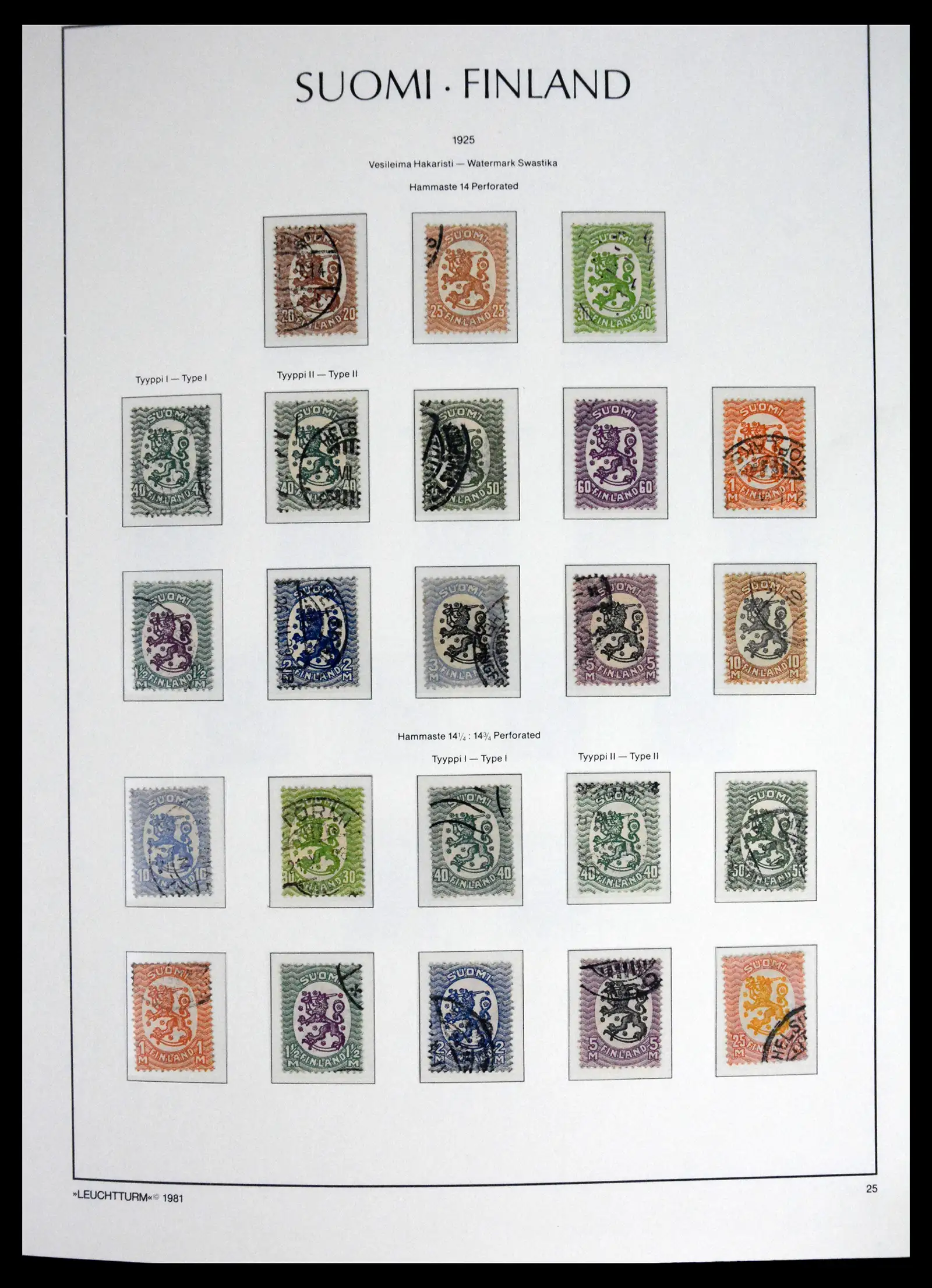 41701 0011 - Stamp collection 41701 Finland 1856-1993.