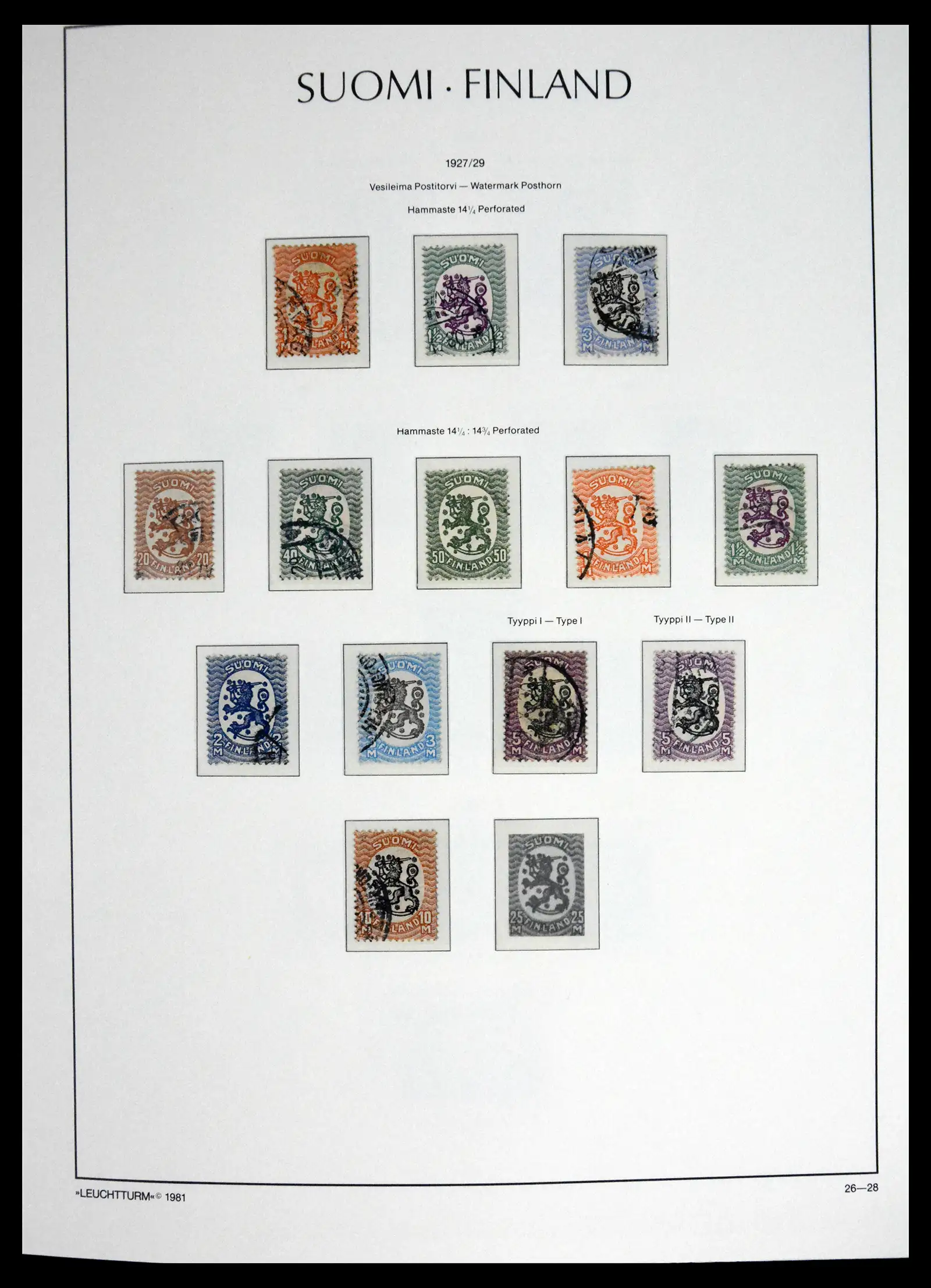 41701 0012 - Stamp collection 41701 Finland 1856-1993.