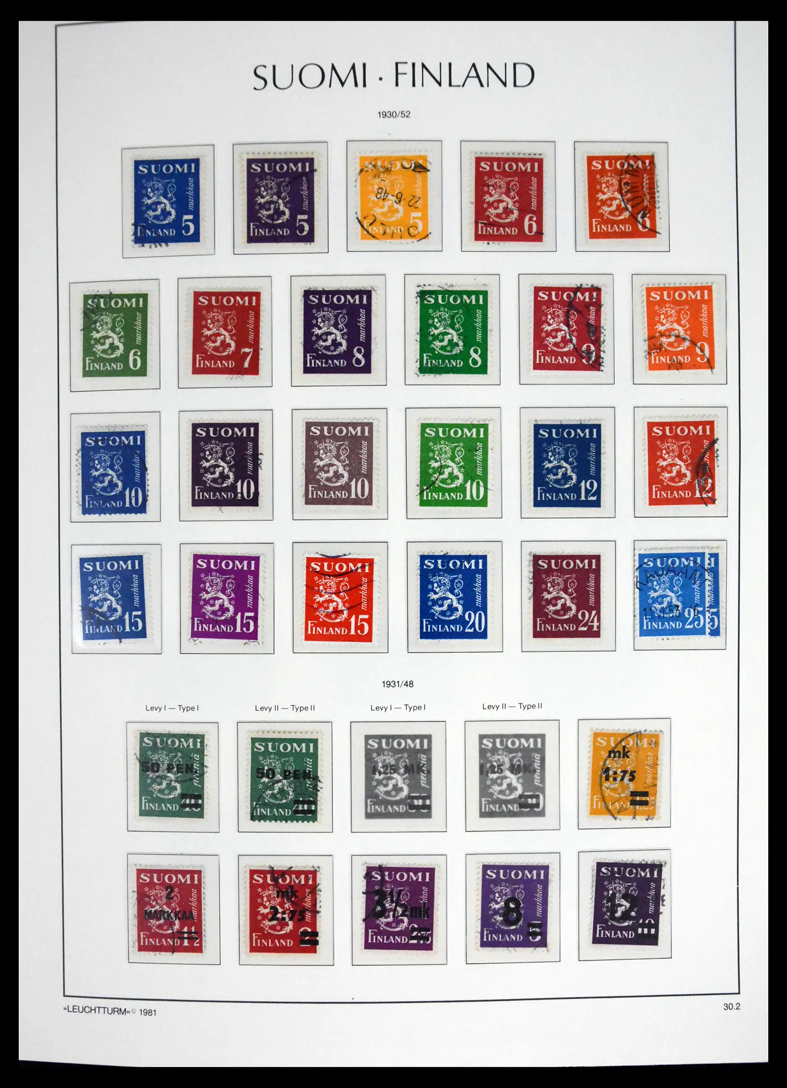 41701 0015 - Stamp collection 41701 Finland 1856-1993.
