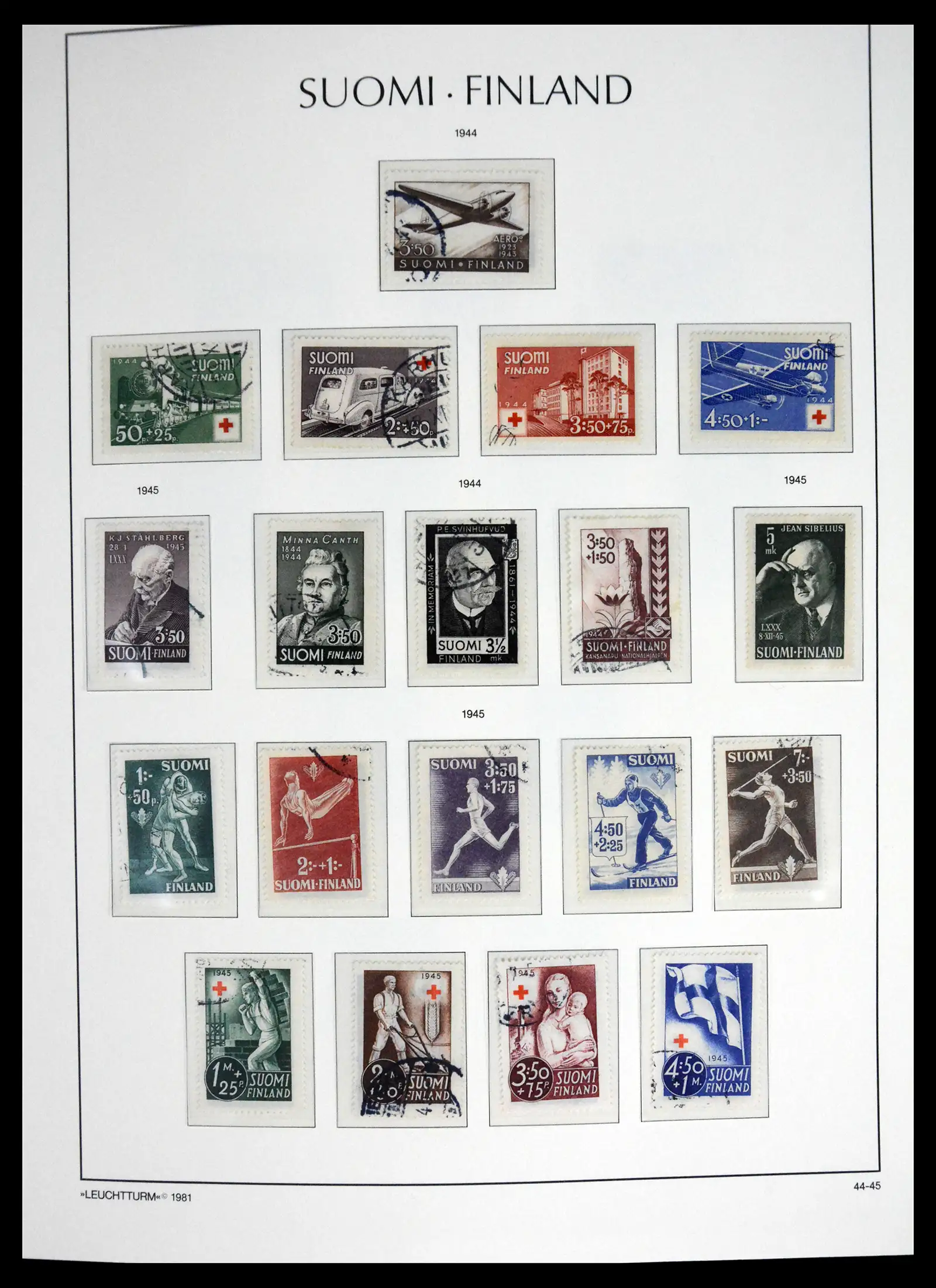 41701 0024 - Stamp collection 41701 Finland 1856-1993.