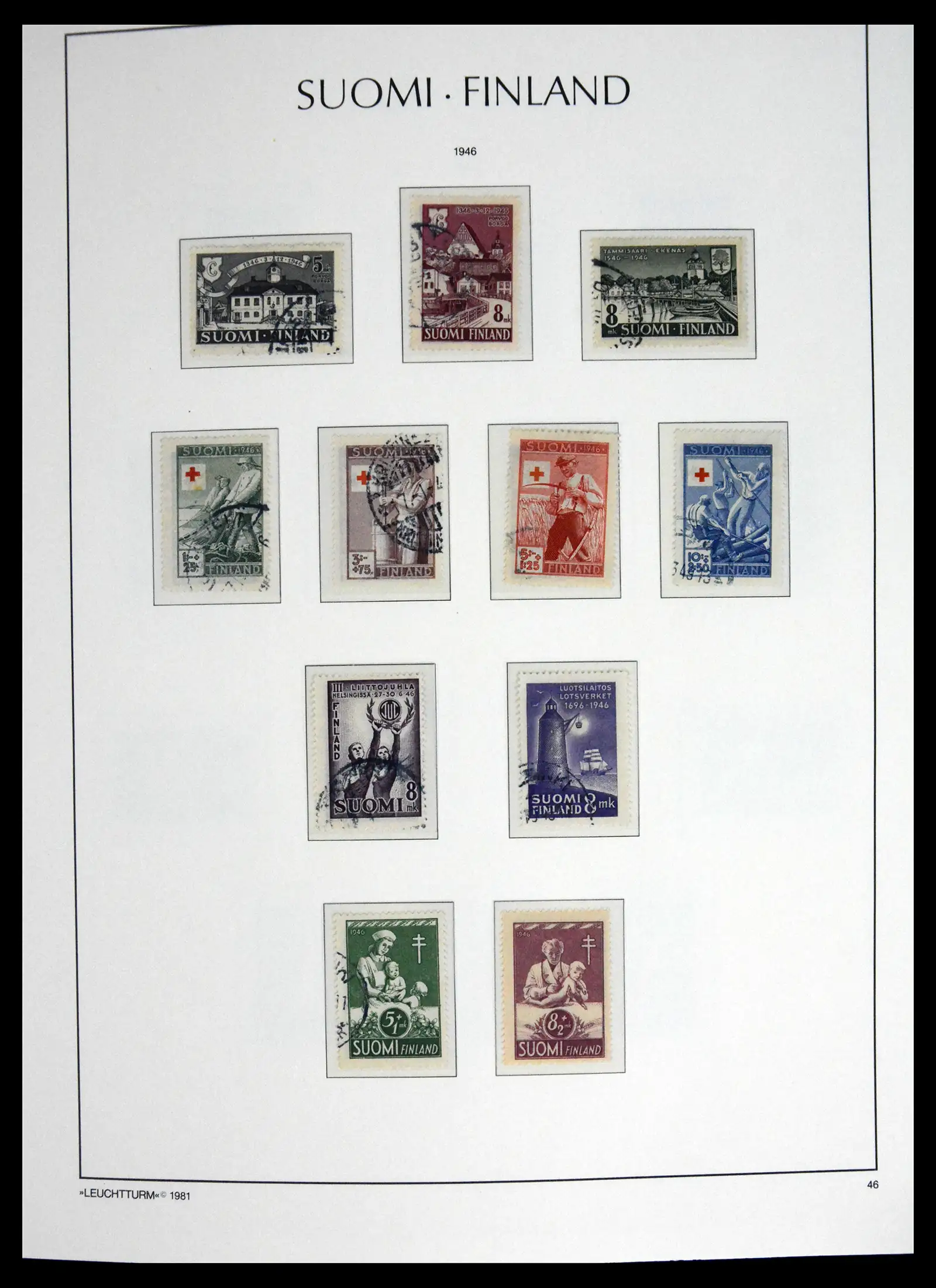 41701 0025 - Stamp collection 41701 Finland 1856-1993.