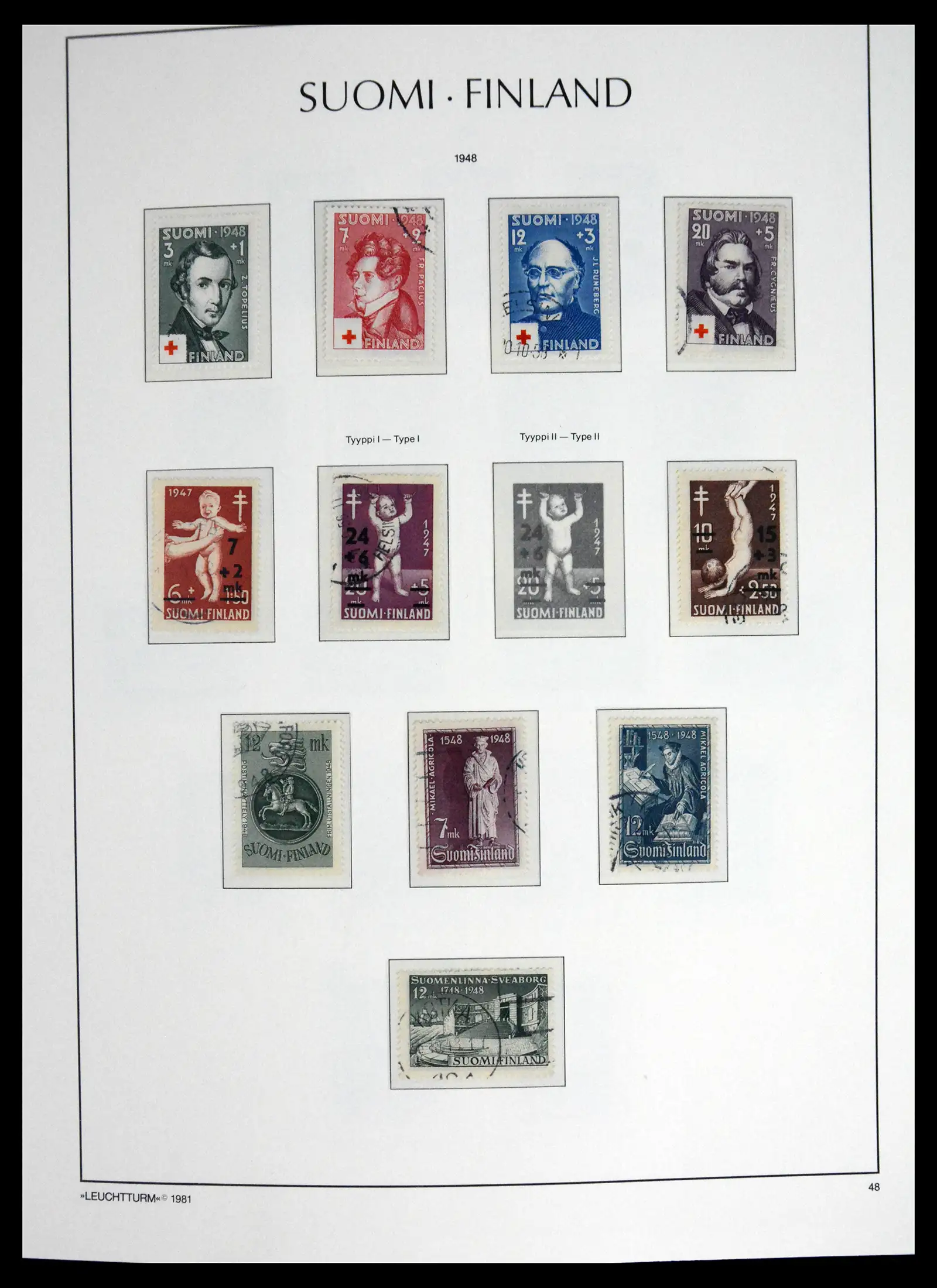 41701 0027 - Stamp collection 41701 Finland 1856-1993.