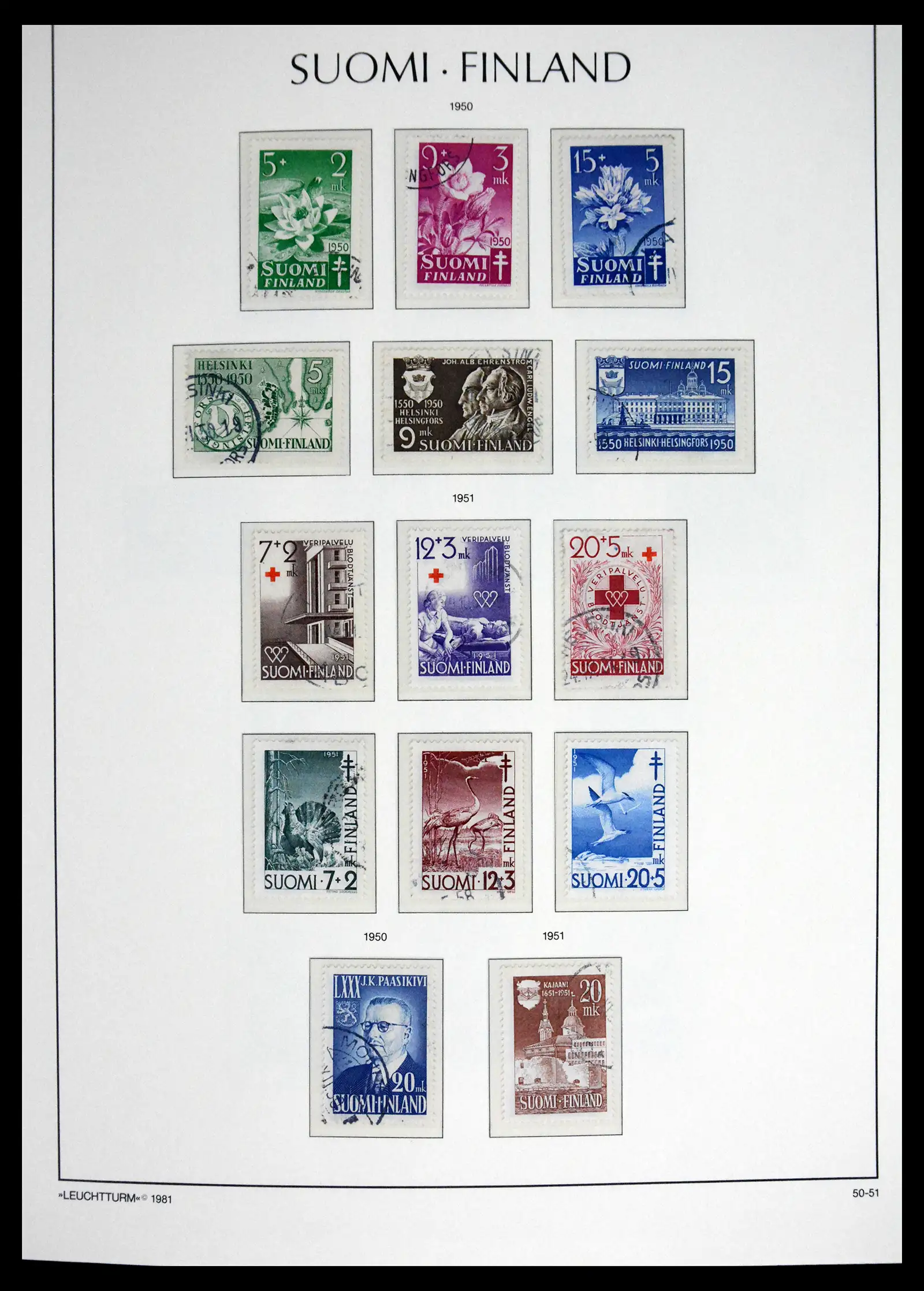 41701 0029 - Stamp collection 41701 Finland 1856-1993.