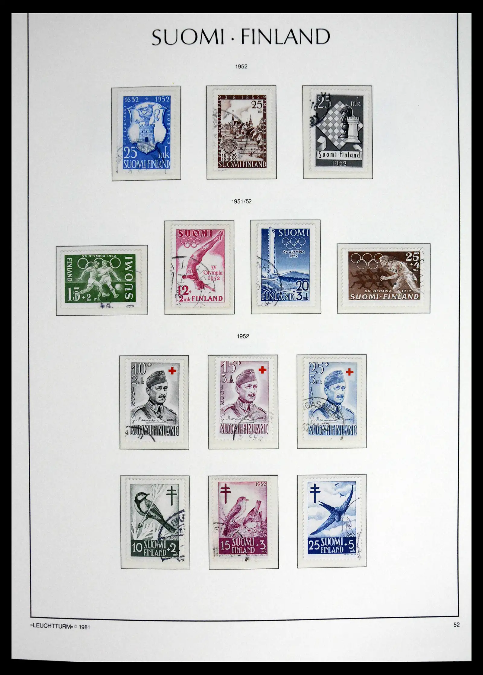 41701 0030 - Stamp collection 41701 Finland 1856-1993.