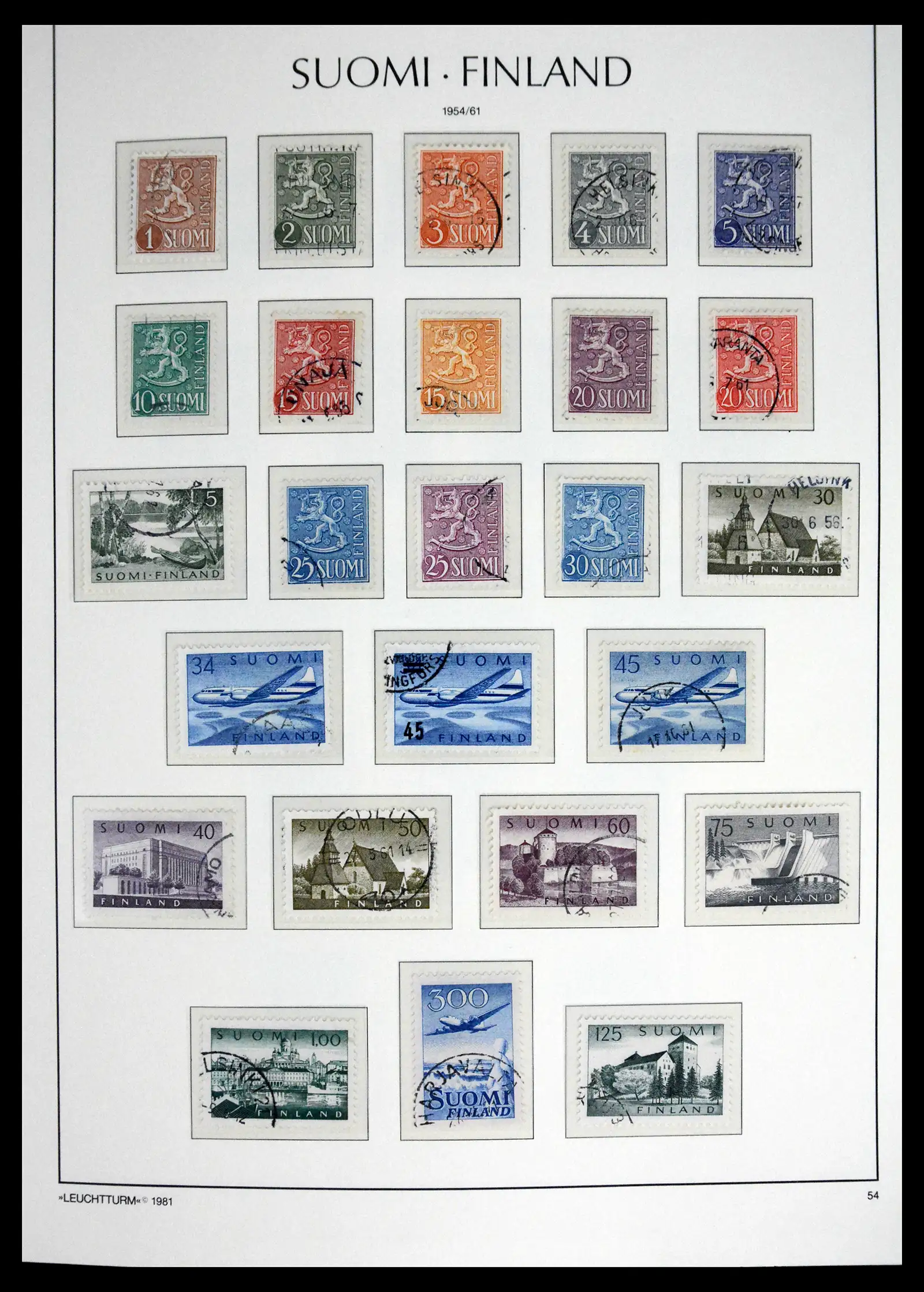 41701 0032 - Stamp collection 41701 Finland 1856-1993.