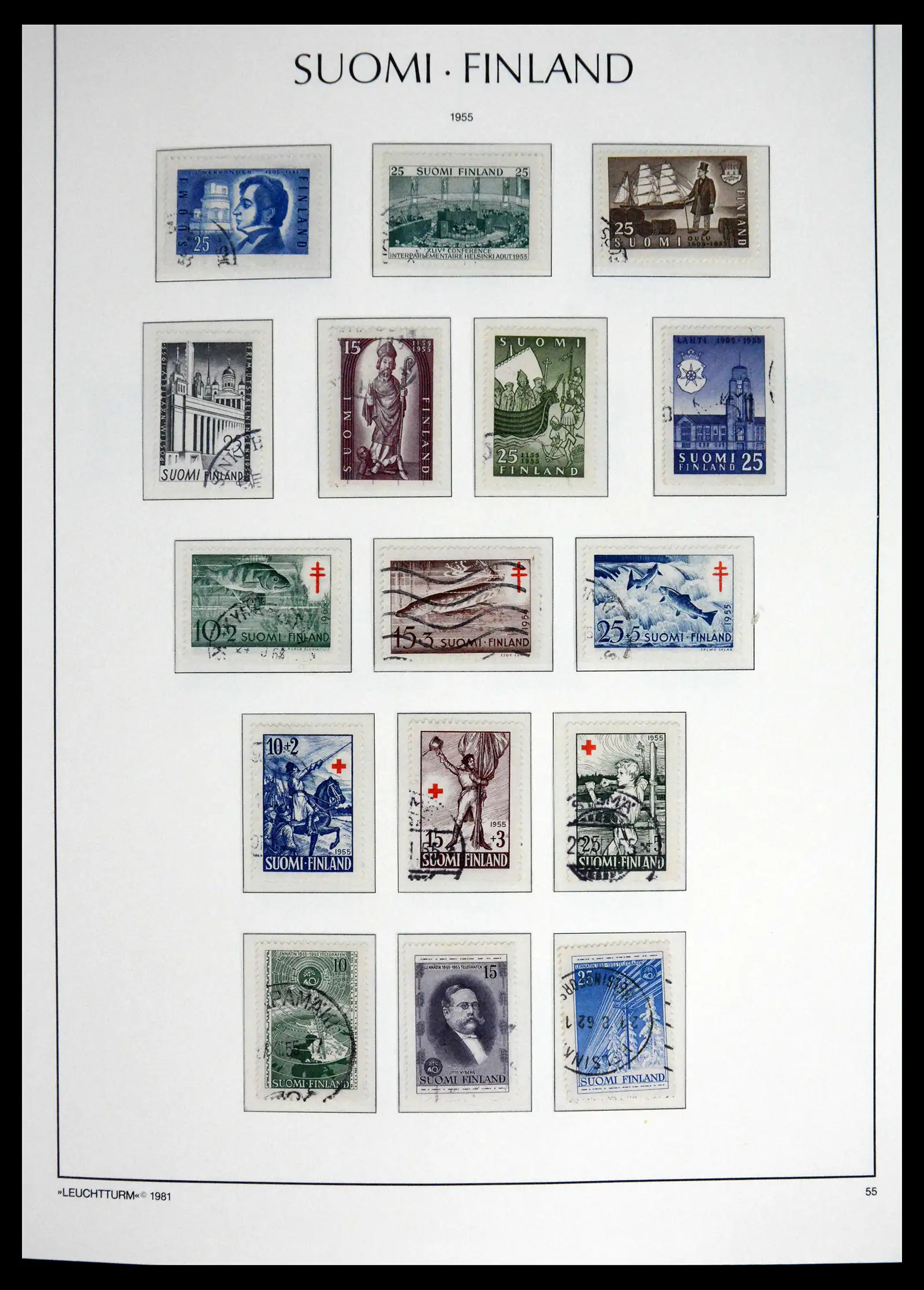 41701 0033 - Stamp collection 41701 Finland 1856-1993.