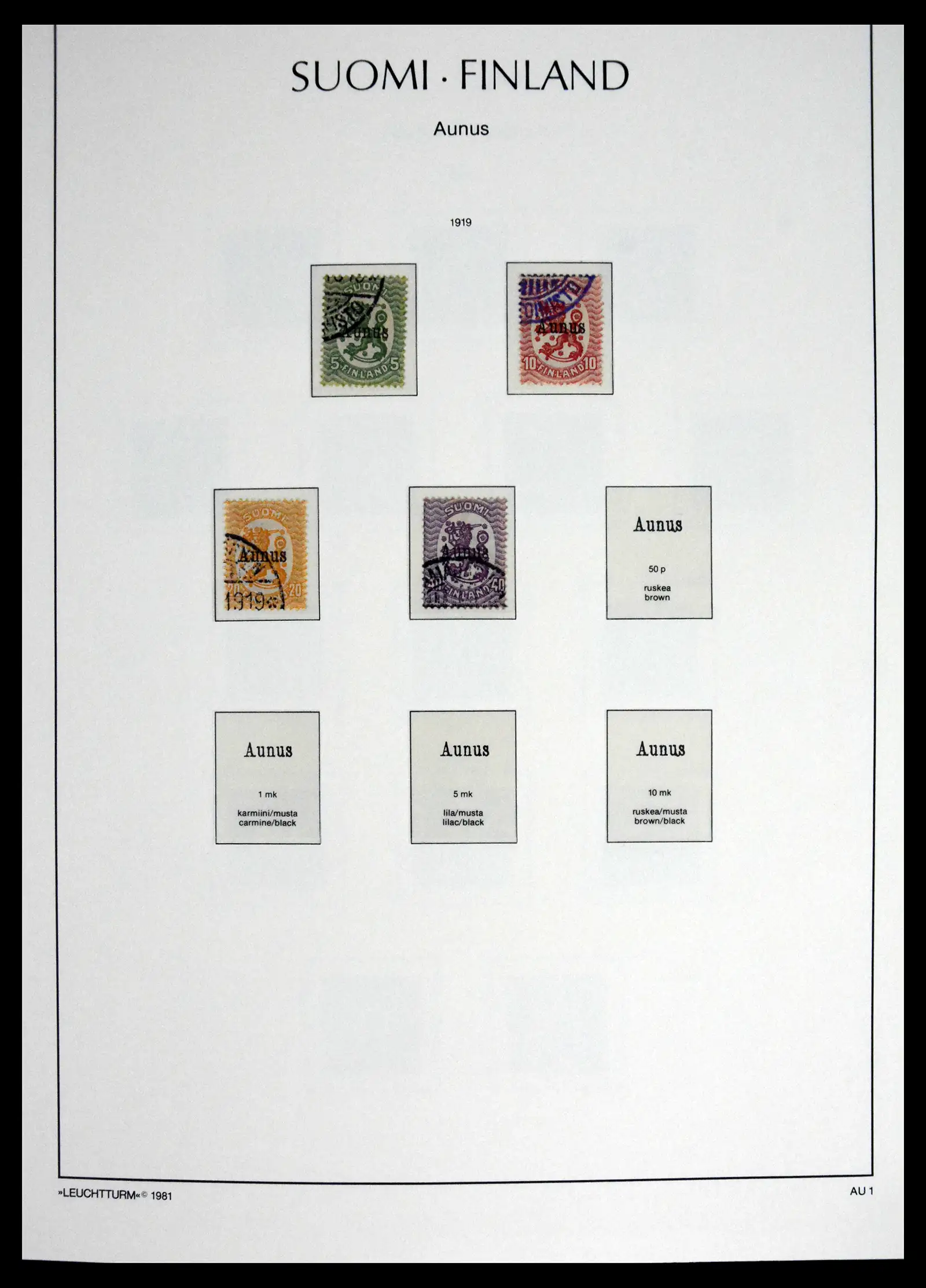 41701 0044 - Stamp collection 41701 Finland 1856-1993.