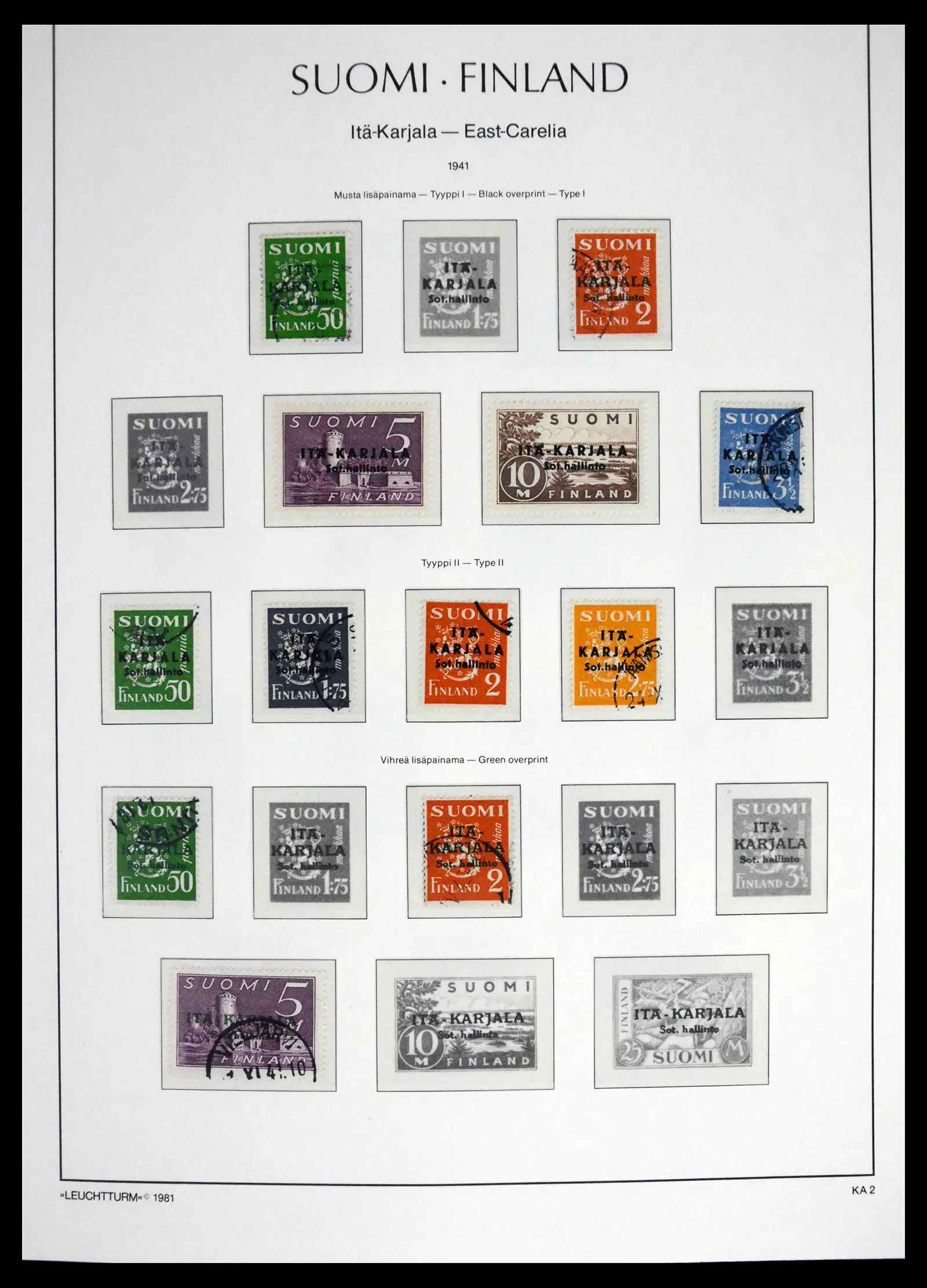 41701 0045 - Stamp collection 41701 Finland 1856-1993.