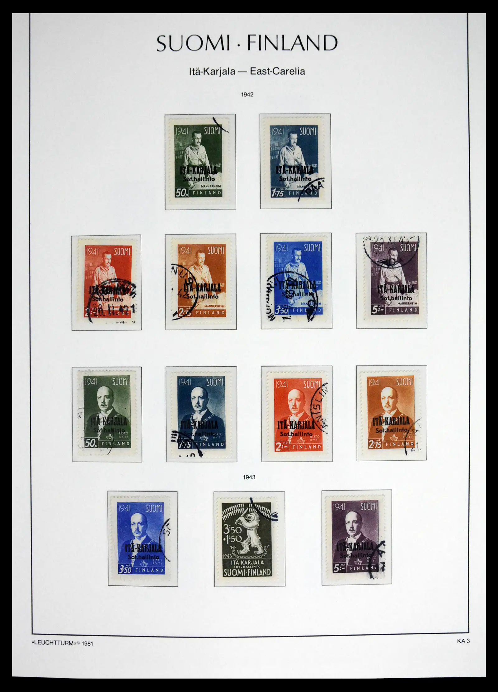 41701 0046 - Stamp collection 41701 Finland 1856-1993.