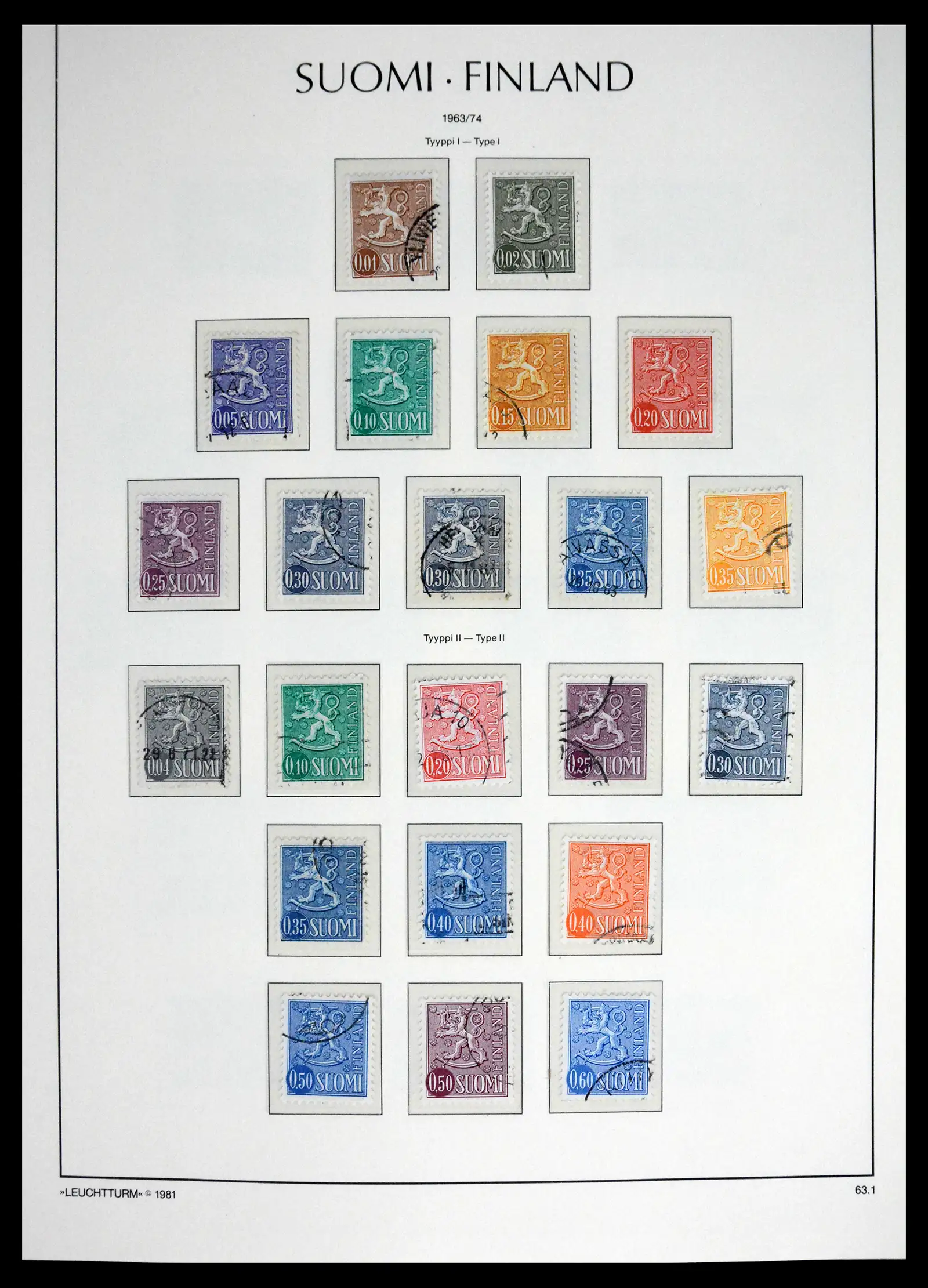 41701 0047 - Stamp collection 41701 Finland 1856-1993.