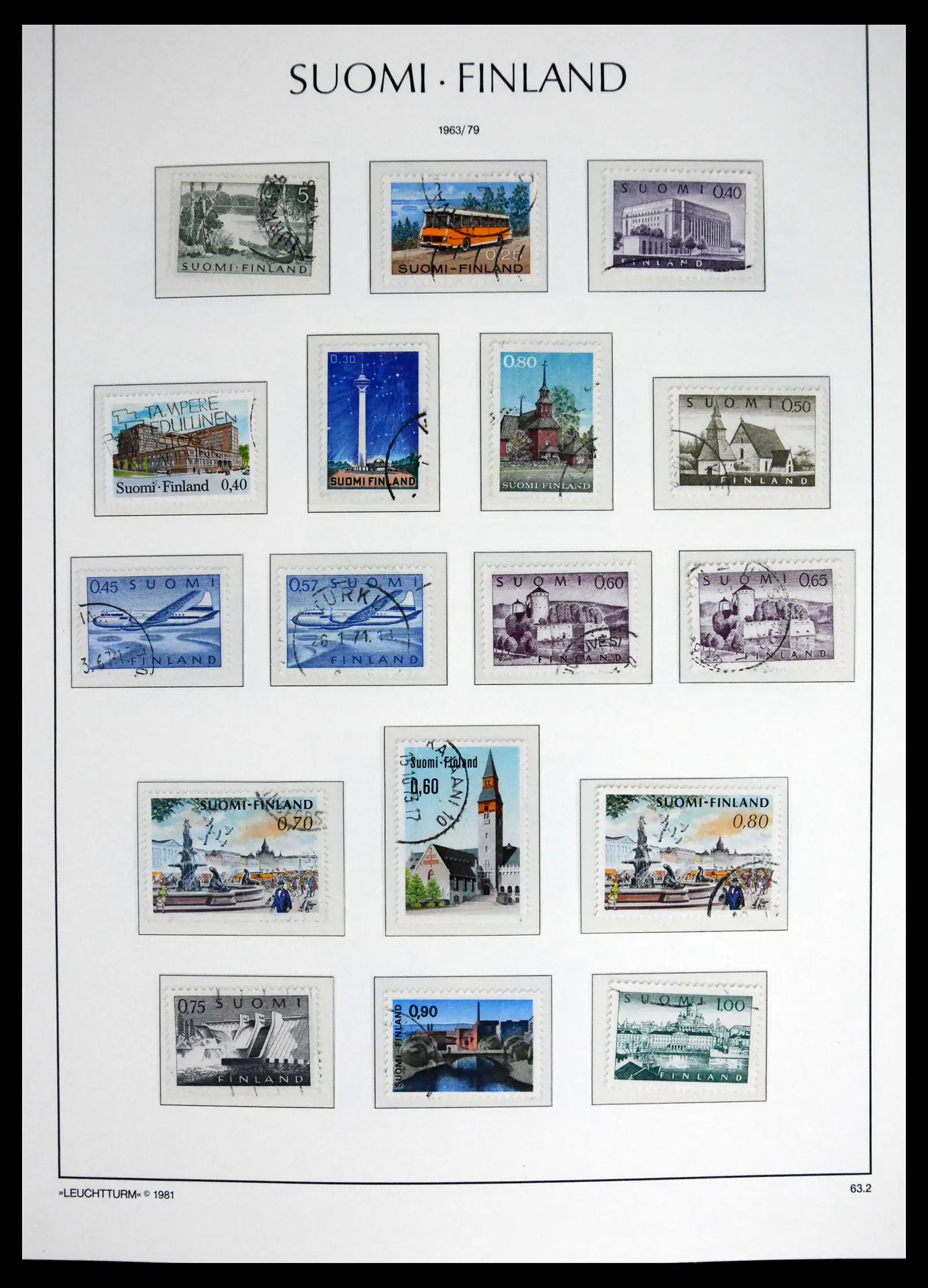 41701 0048 - Stamp collection 41701 Finland 1856-1993.