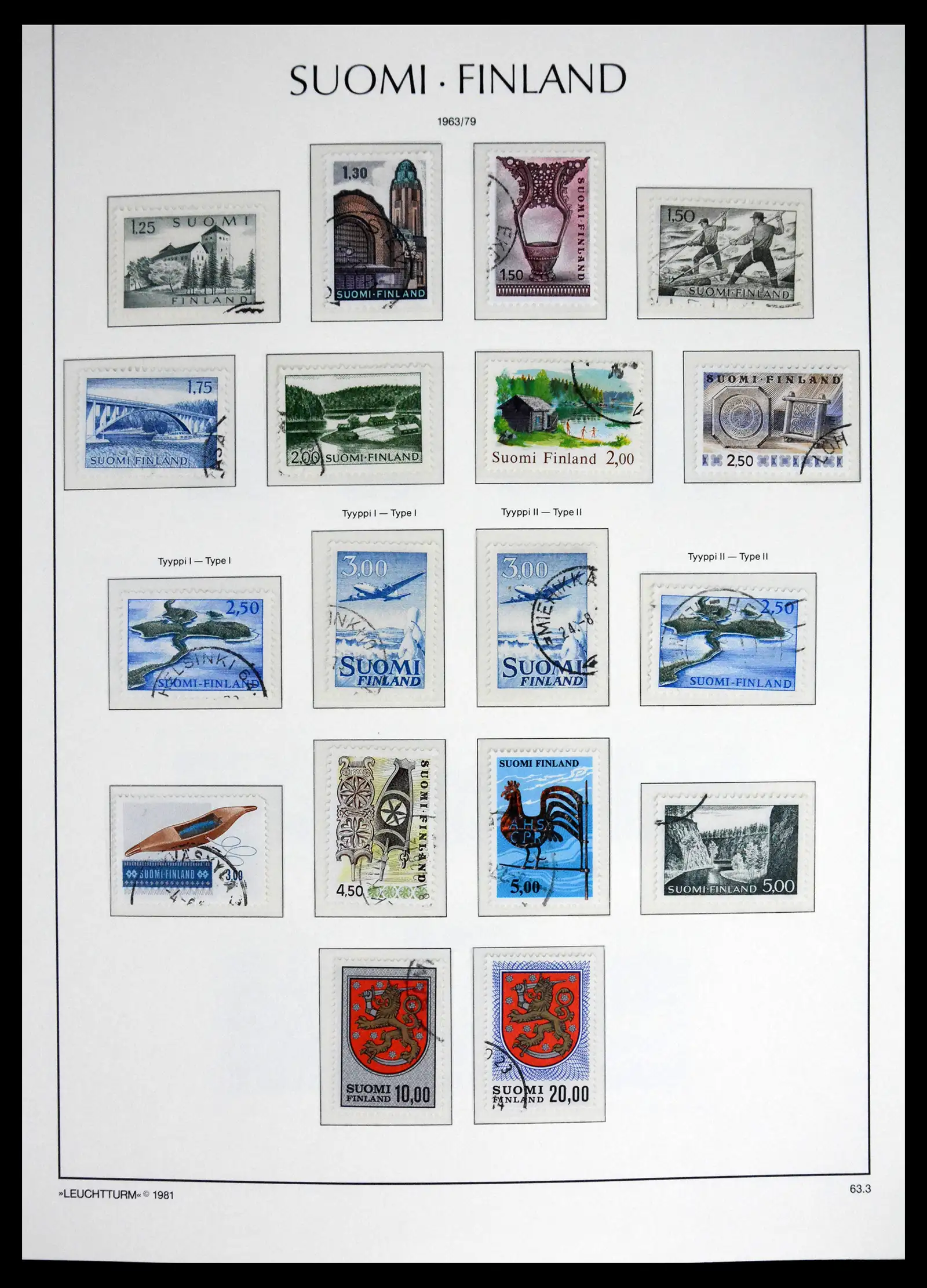 41701 0049 - Stamp collection 41701 Finland 1856-1993.