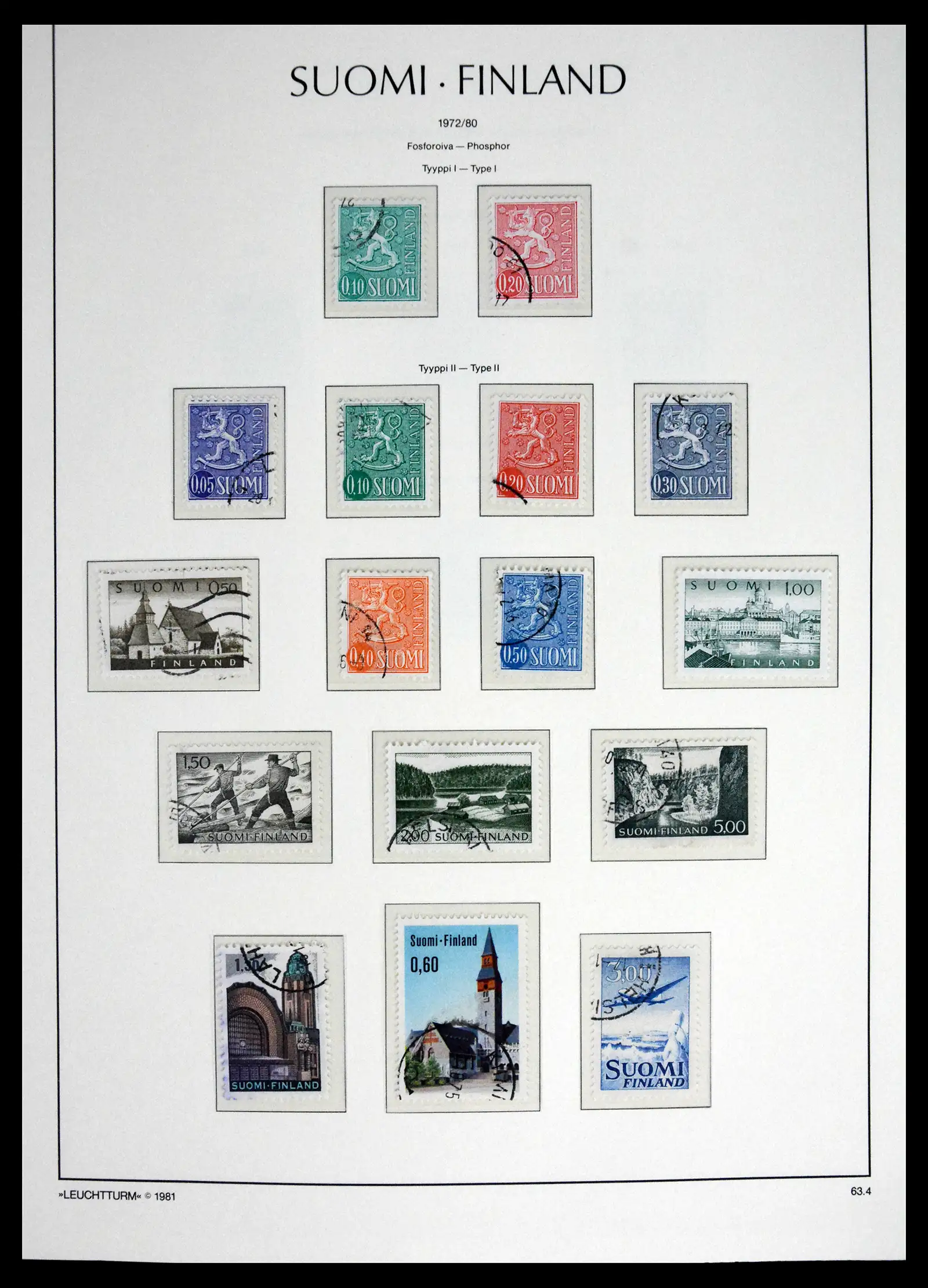 41701 0050 - Stamp collection 41701 Finland 1856-1993.