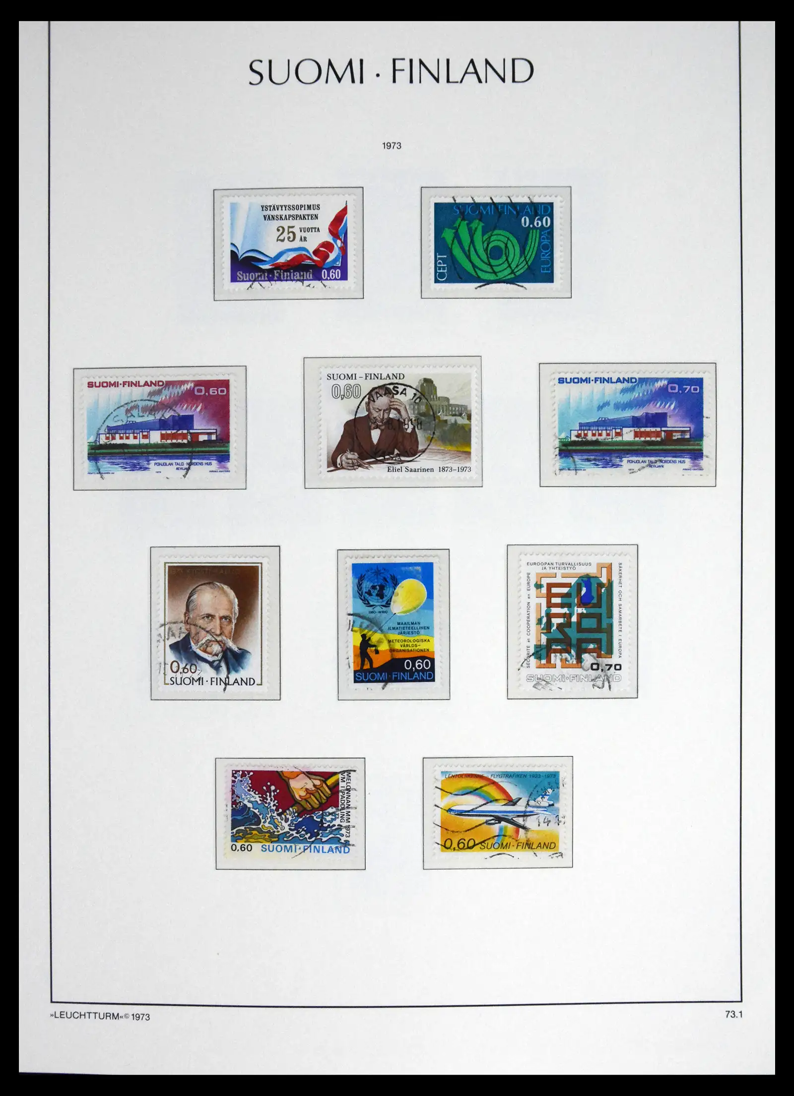 41701 0061 - Stamp collection 41701 Finland 1856-1993.