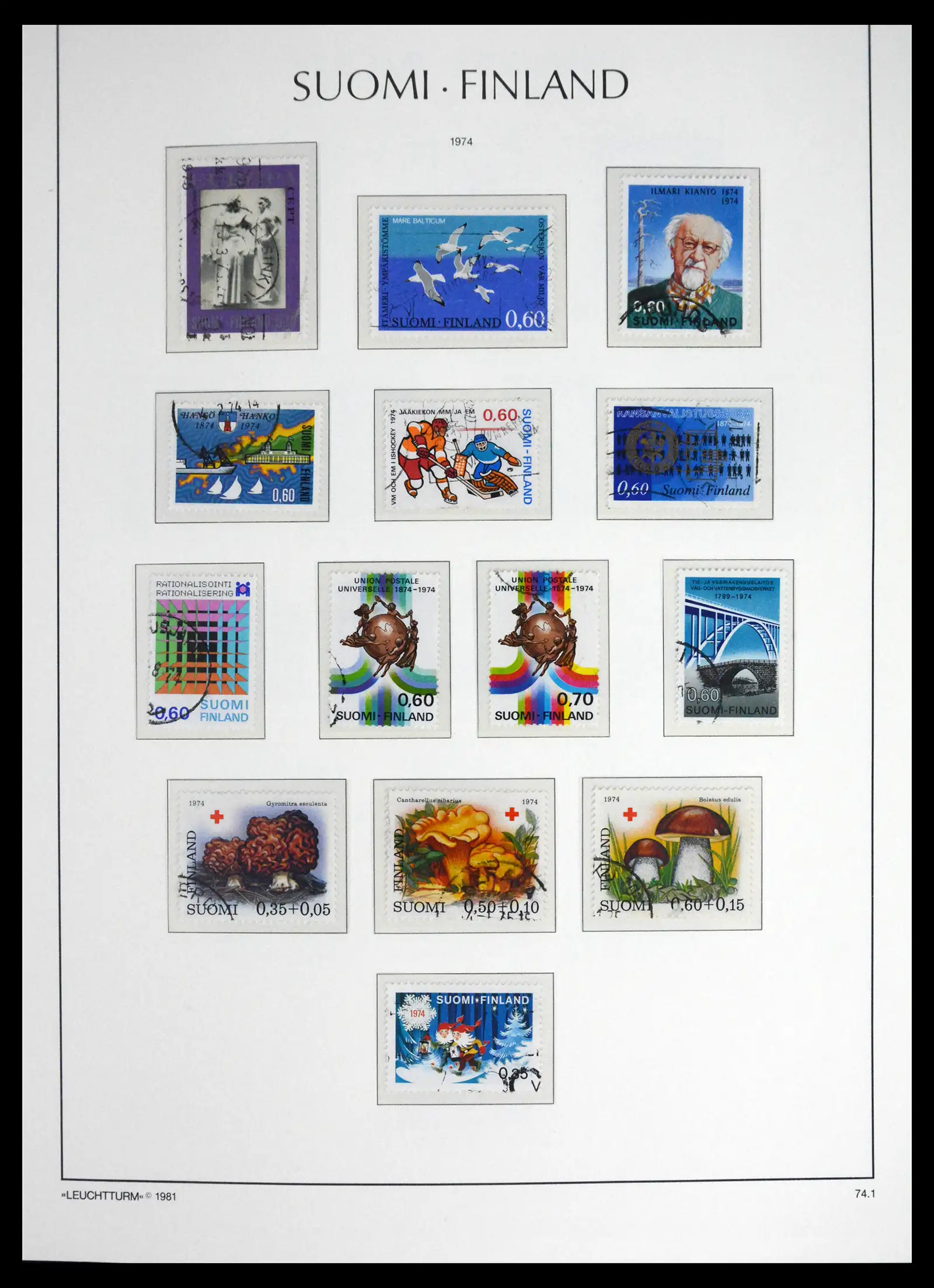 41701 0063 - Stamp collection 41701 Finland 1856-1993.