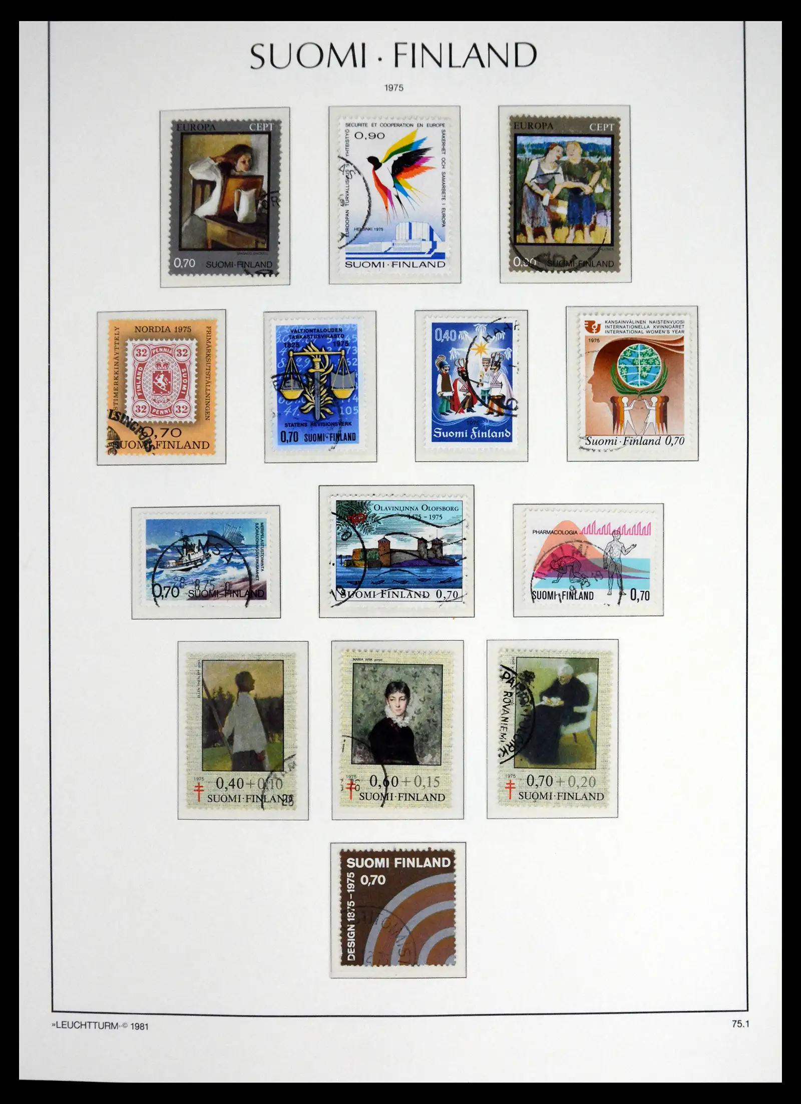 41701 0064 - Stamp collection 41701 Finland 1856-1993.