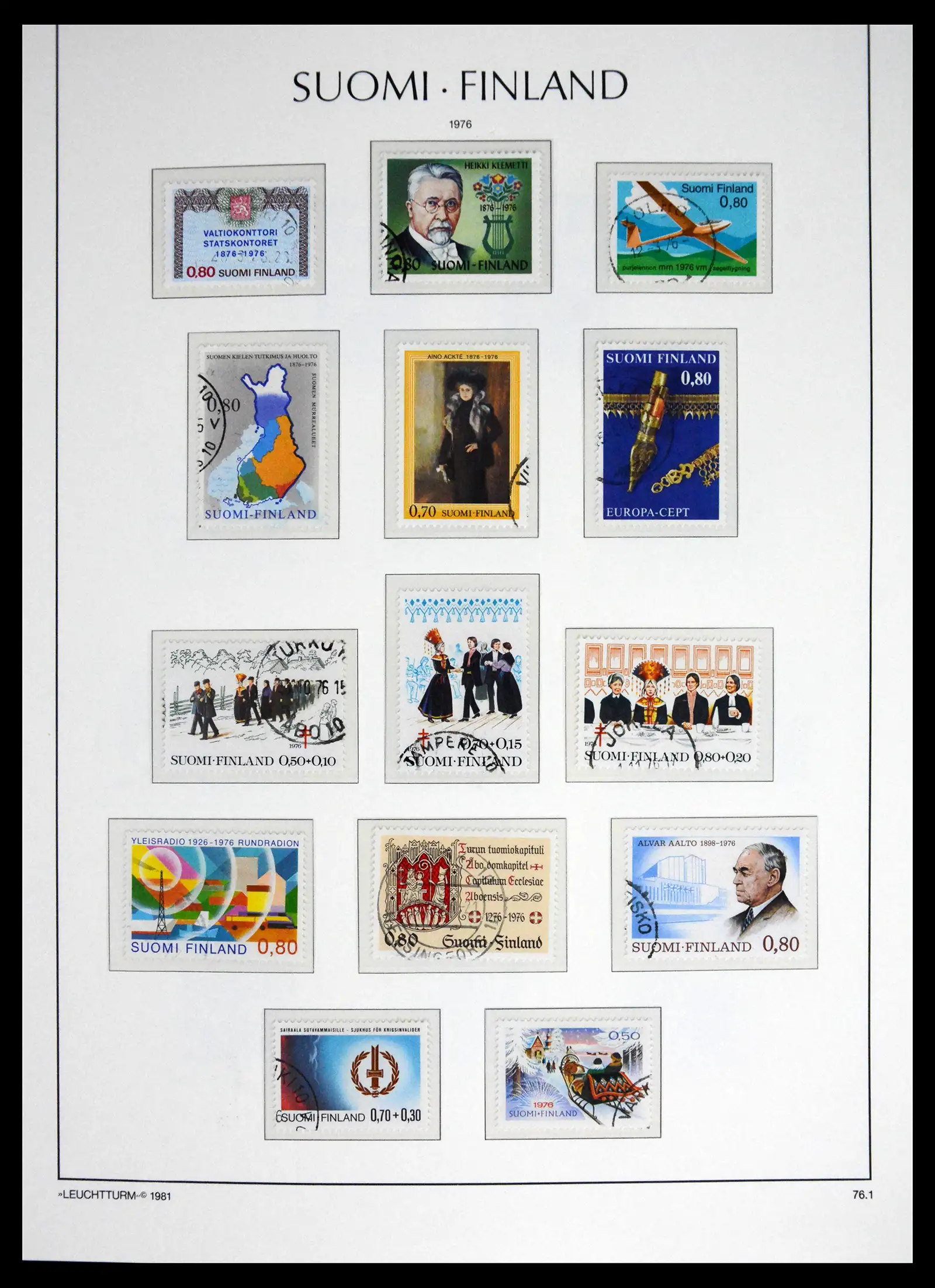 41701 0066 - Stamp collection 41701 Finland 1856-1993.