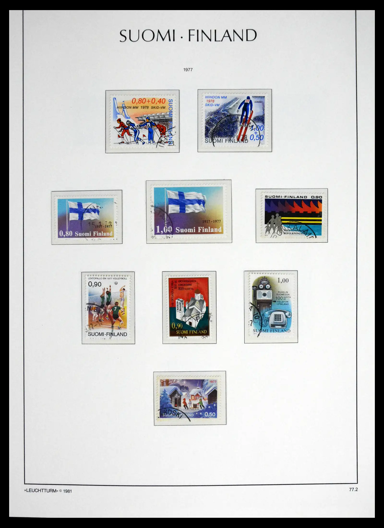 41701 0068 - Stamp collection 41701 Finland 1856-1993.