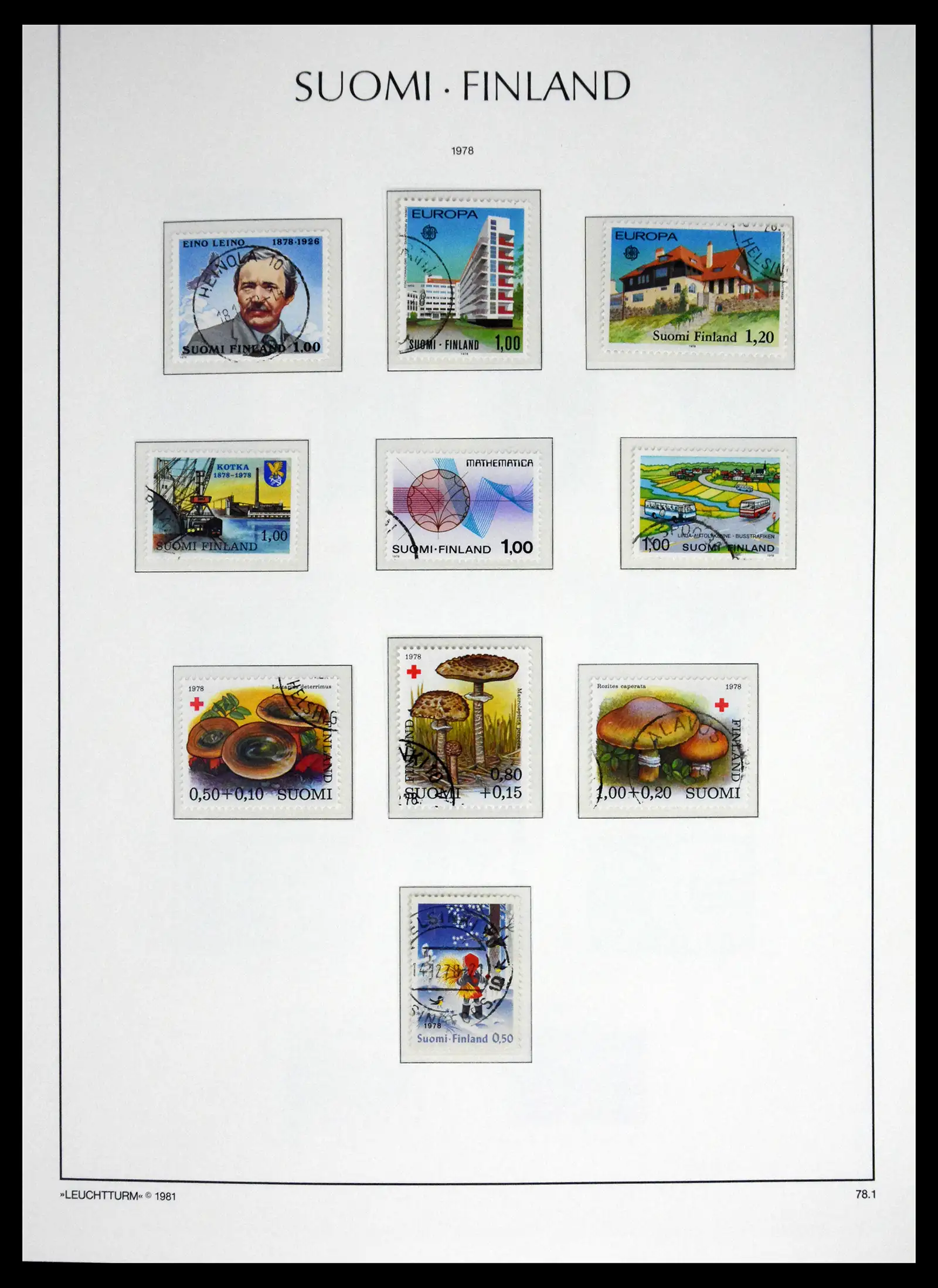 41701 0069 - Stamp collection 41701 Finland 1856-1993.