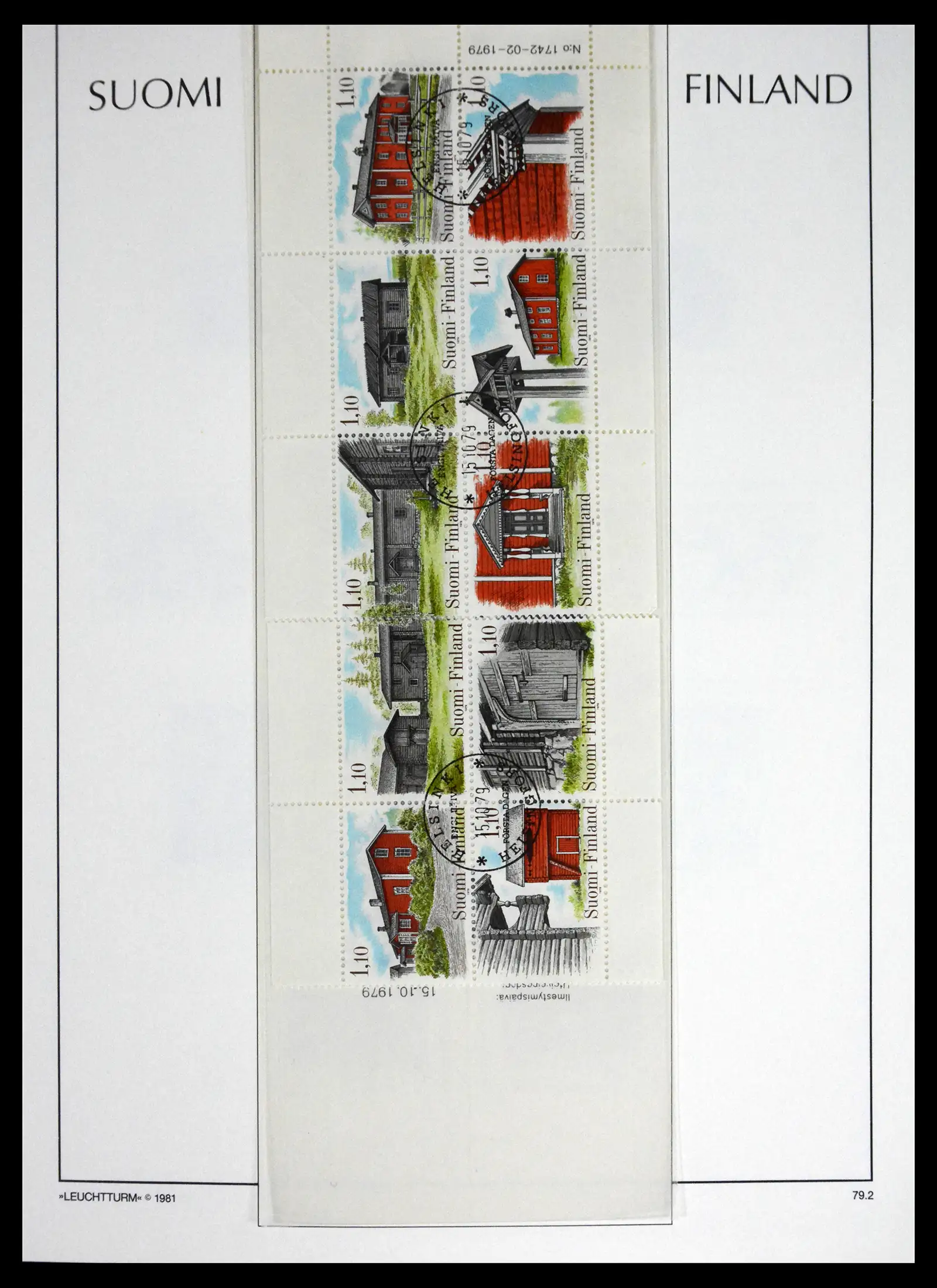 41701 0071 - Stamp collection 41701 Finland 1856-1993.