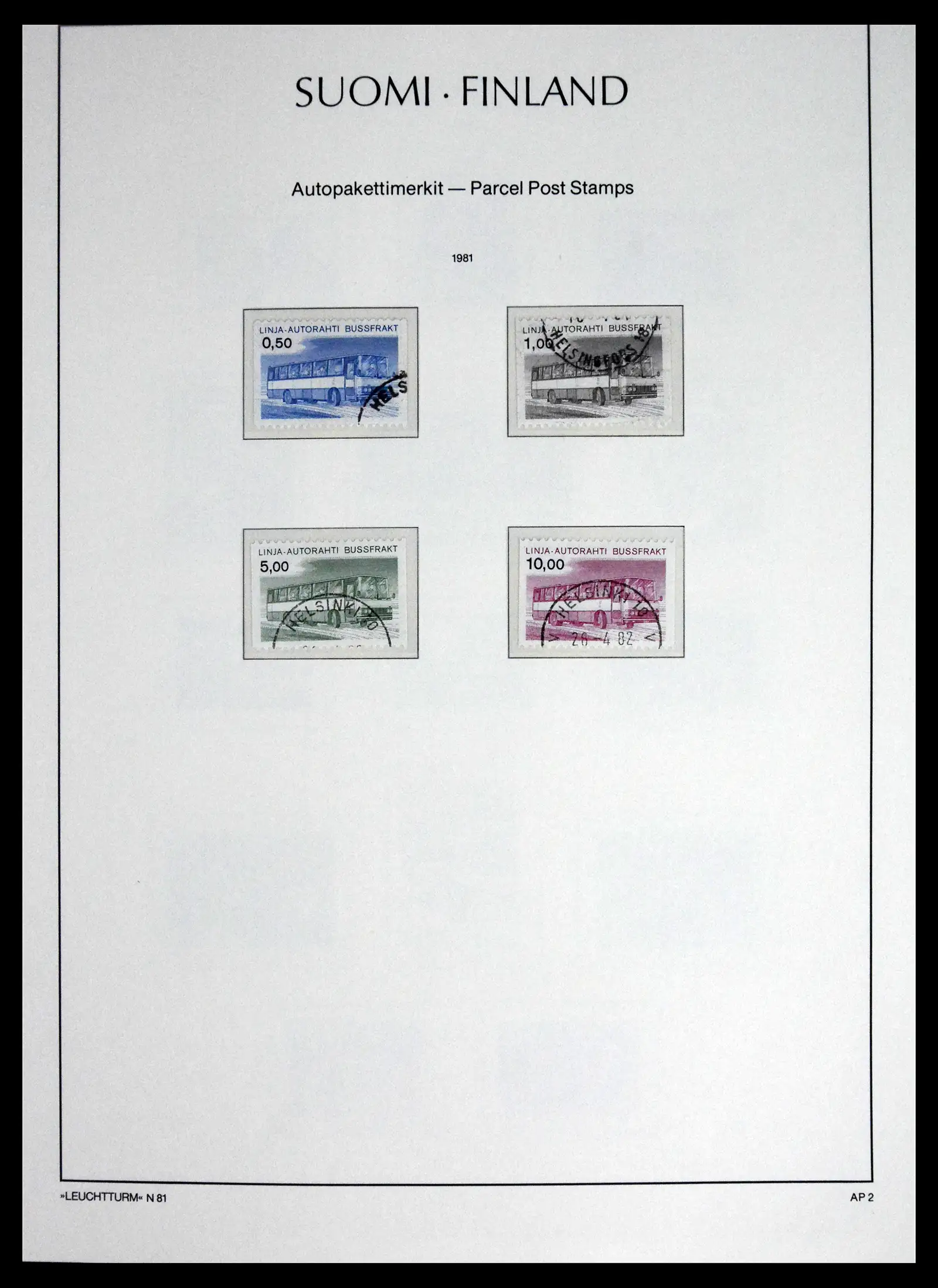 41701 0074 - Stamp collection 41701 Finland 1856-1993.