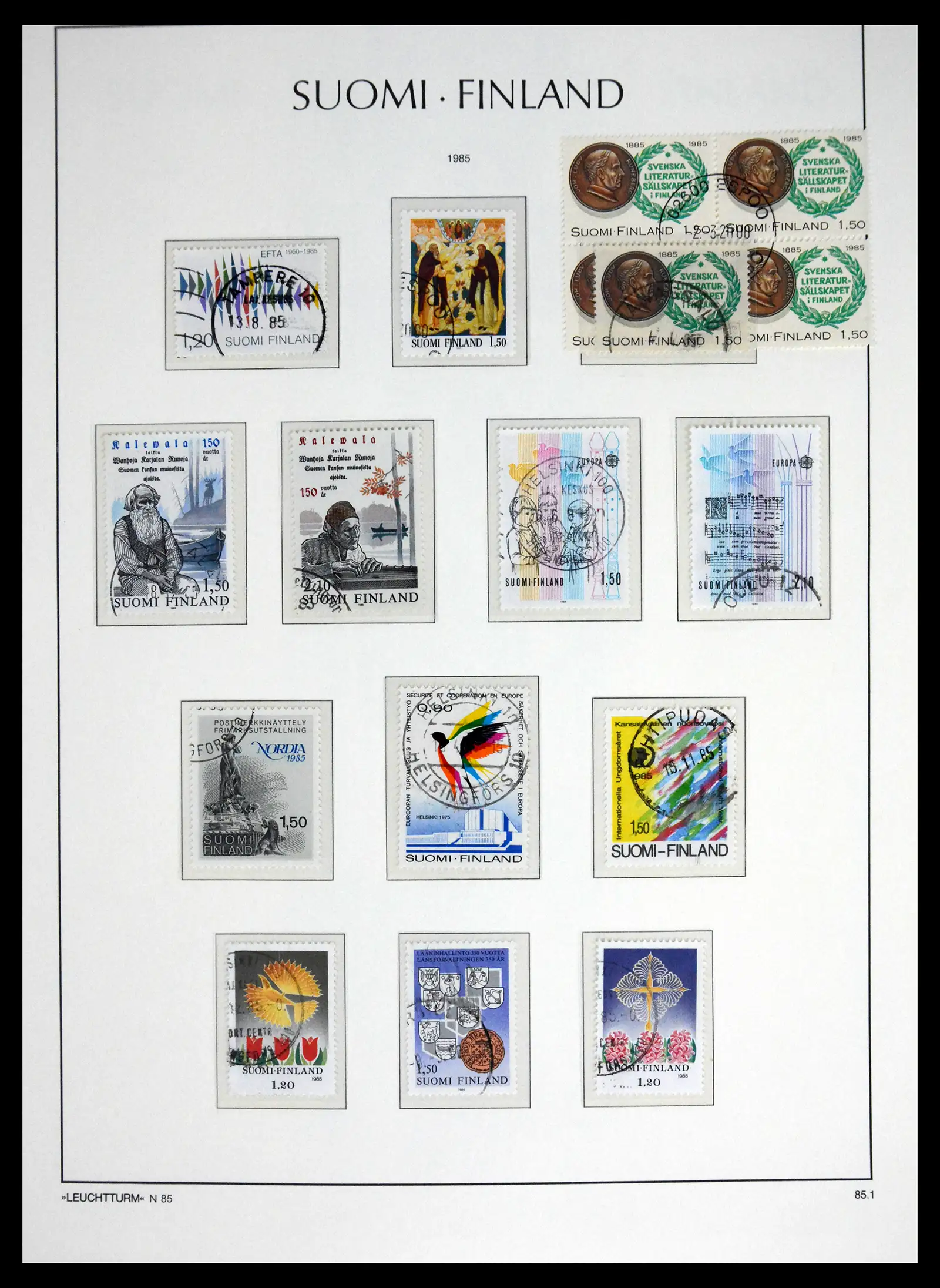 41701 0079 - Stamp collection 41701 Finland 1856-1993.