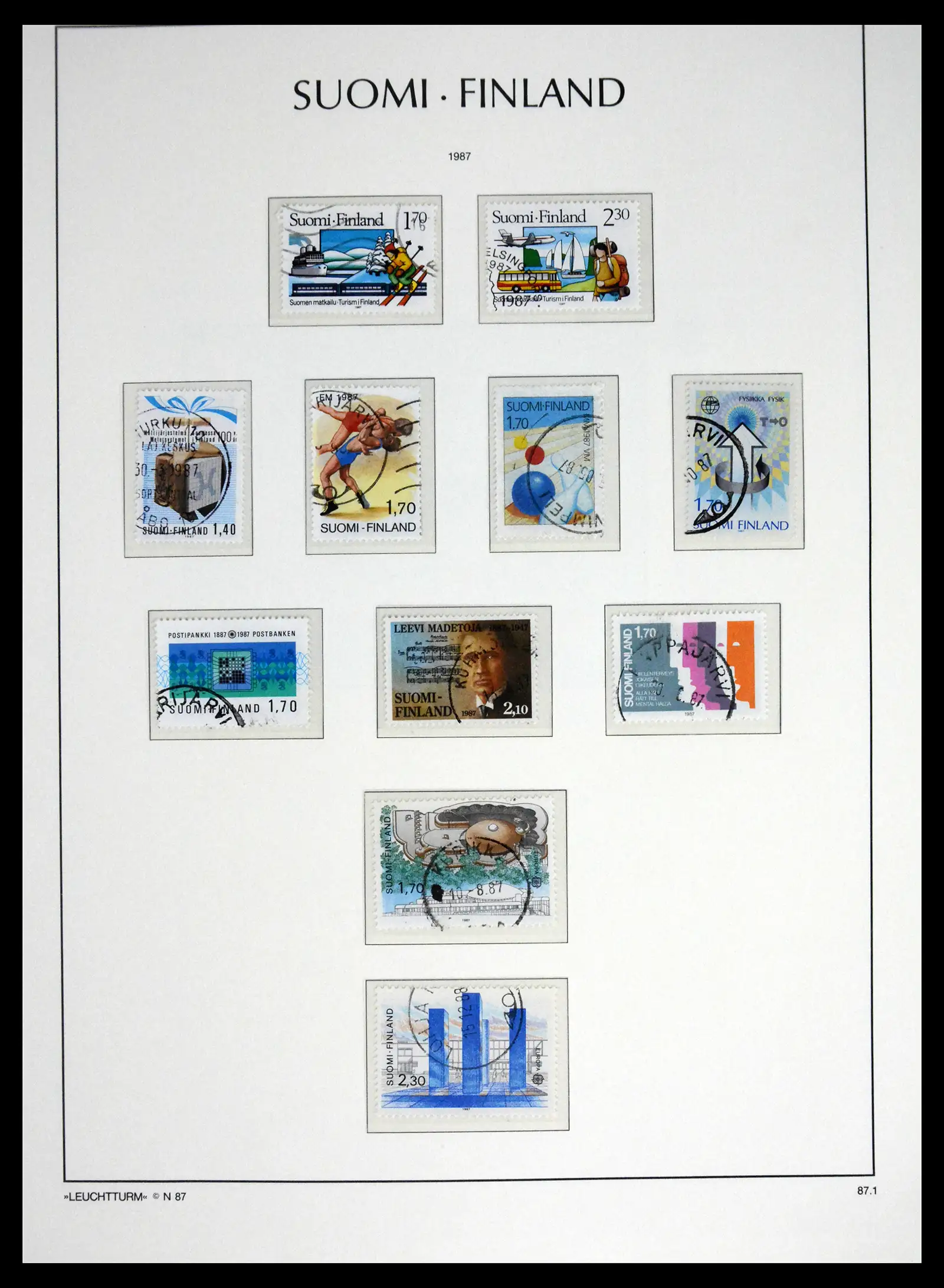 41701 0085 - Stamp collection 41701 Finland 1856-1993.