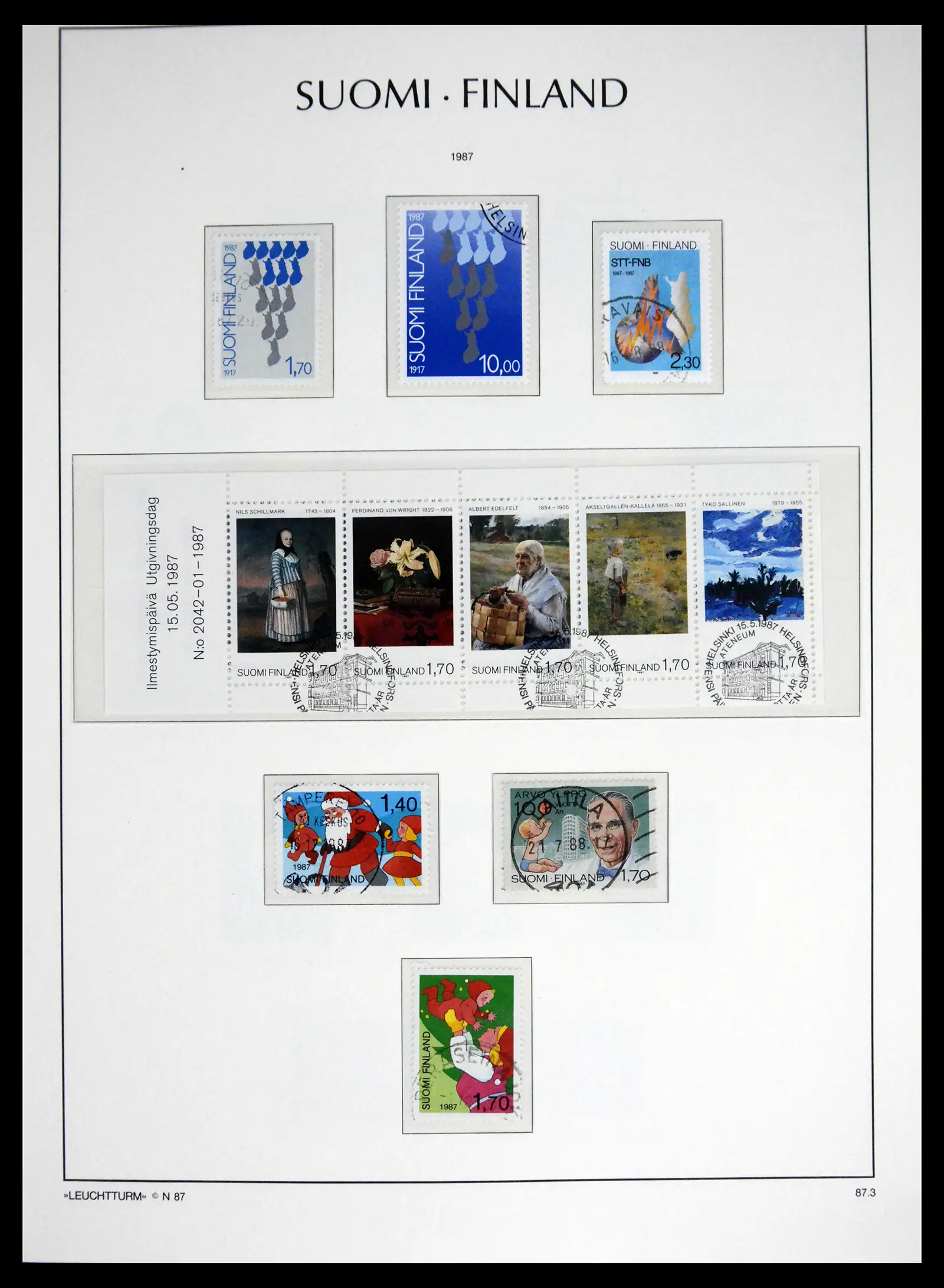 41701 0087 - Stamp collection 41701 Finland 1856-1993.