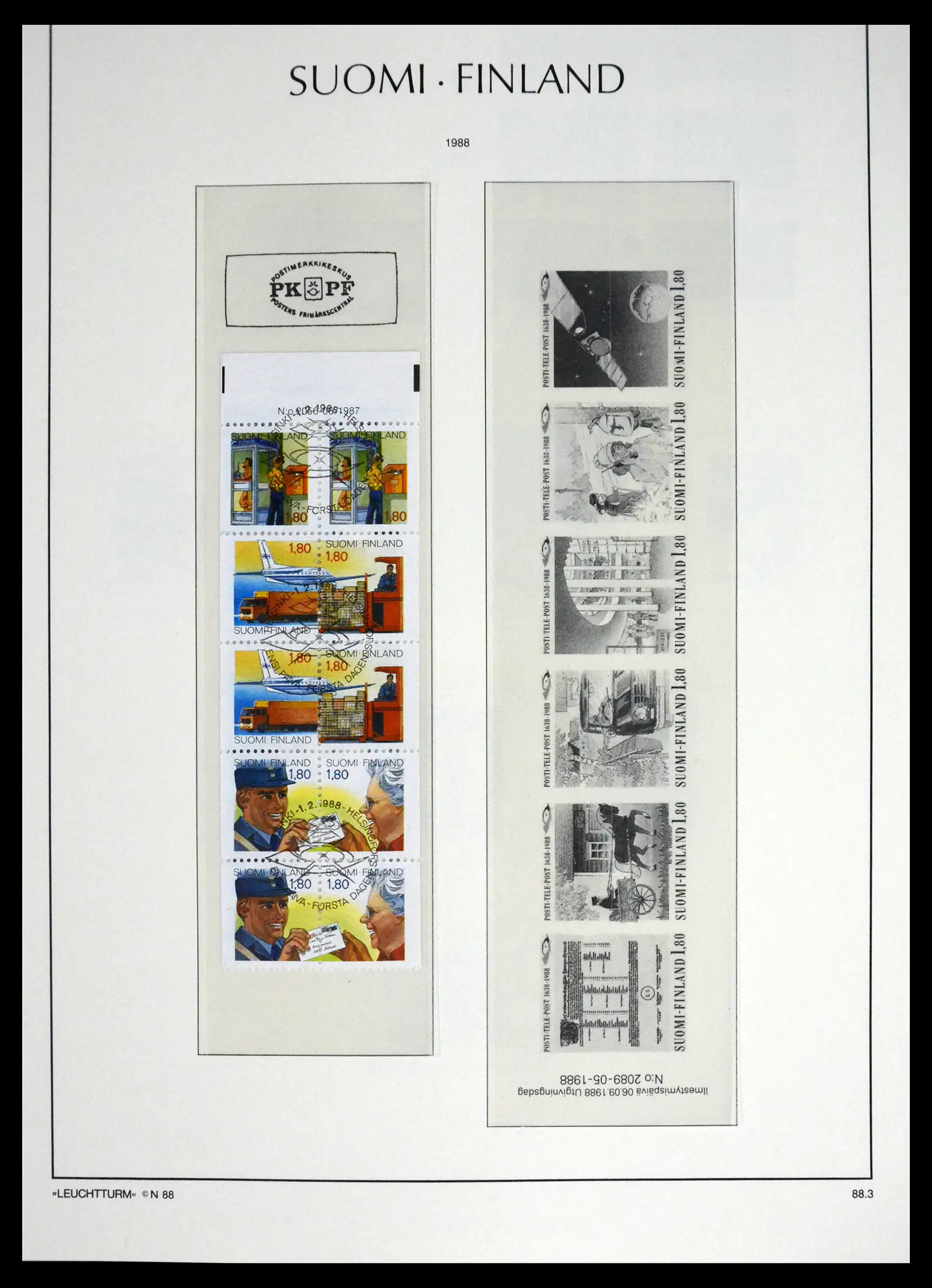 41701 0090 - Stamp collection 41701 Finland 1856-1993.