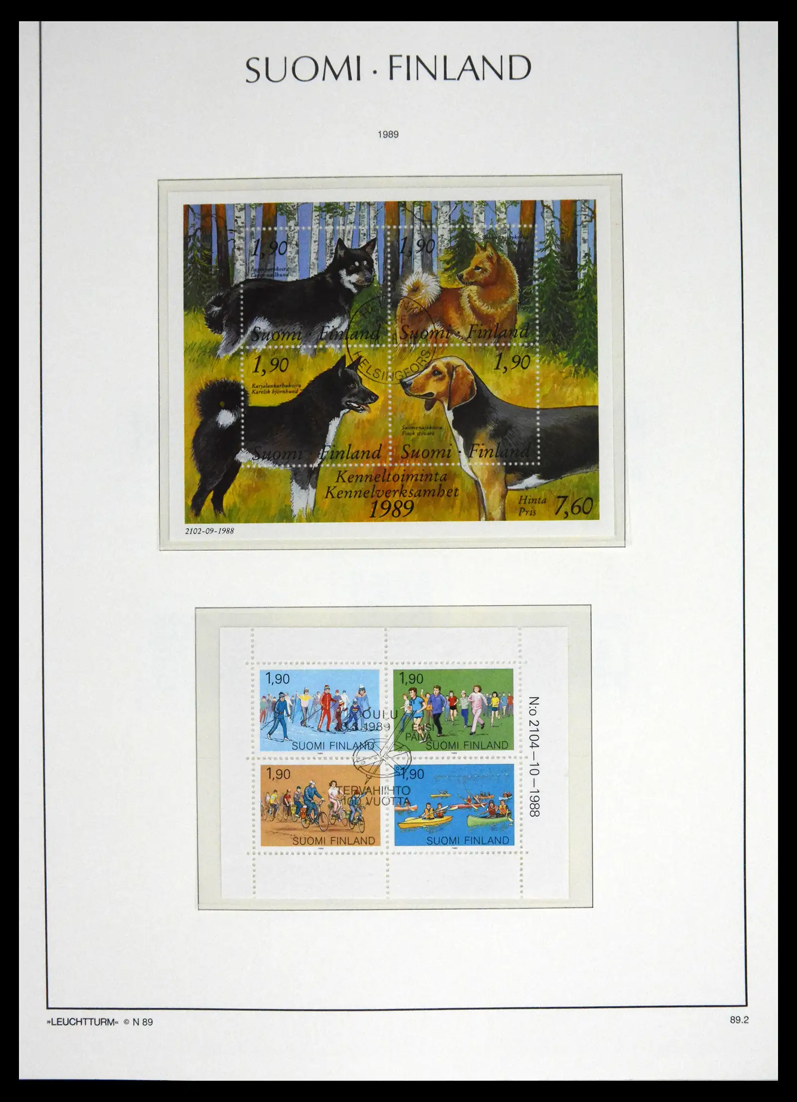 41701 0092 - Stamp collection 41701 Finland 1856-1993.