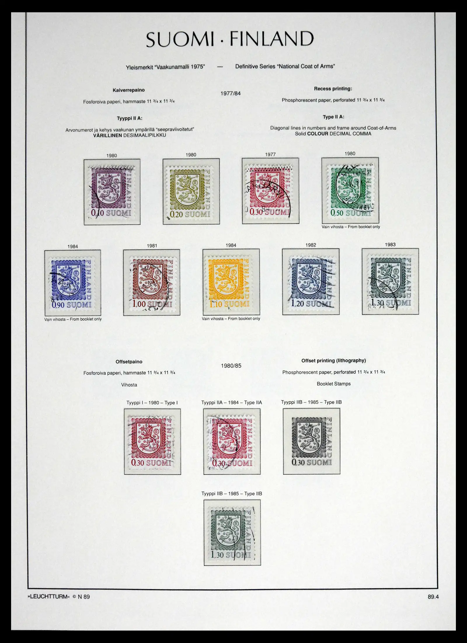 41701 0094 - Stamp collection 41701 Finland 1856-1993.