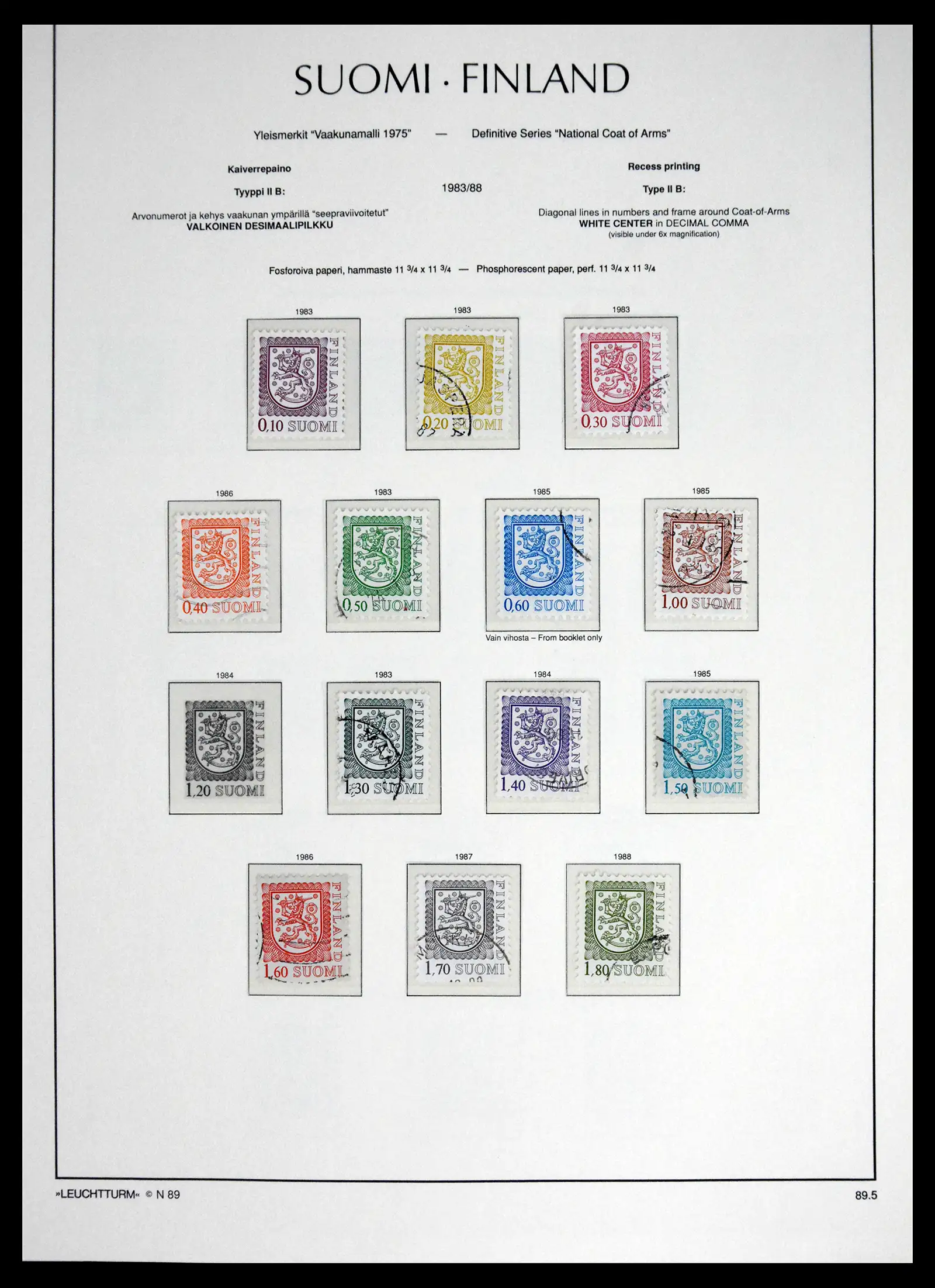 41701 0095 - Stamp collection 41701 Finland 1856-1993.