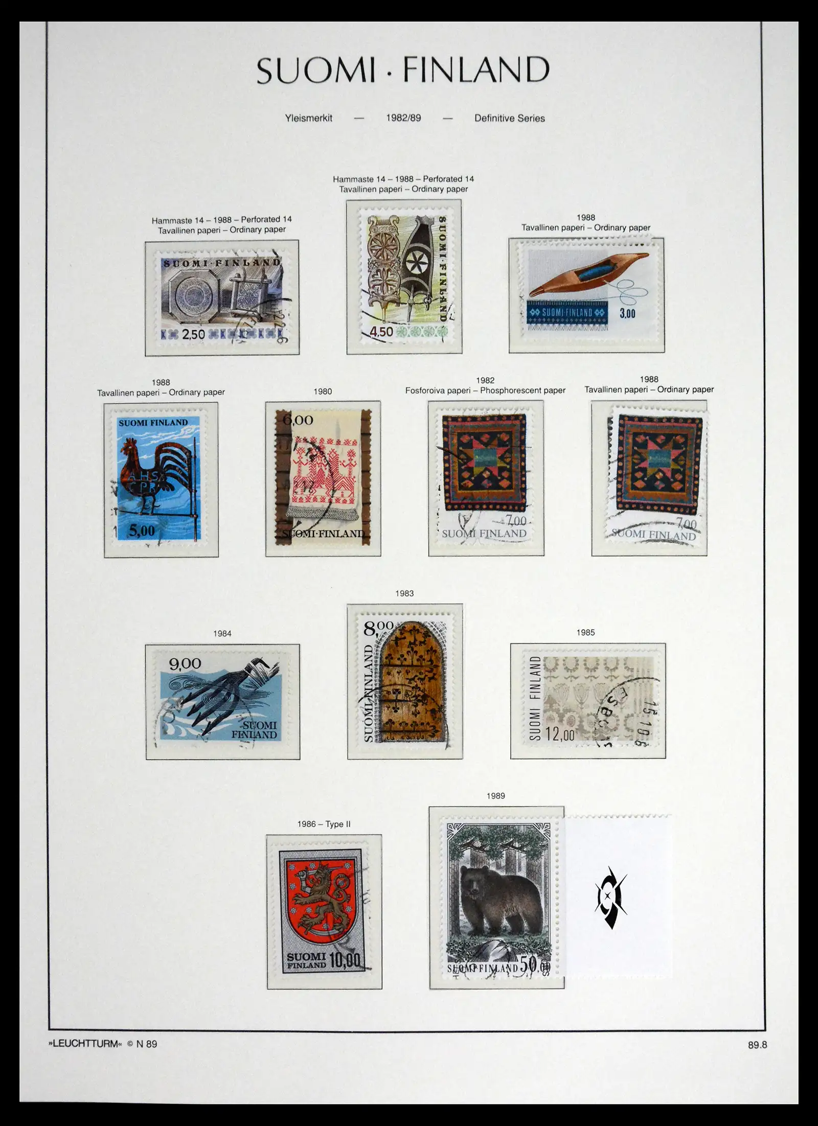 41701 0098 - Stamp collection 41701 Finland 1856-1993.