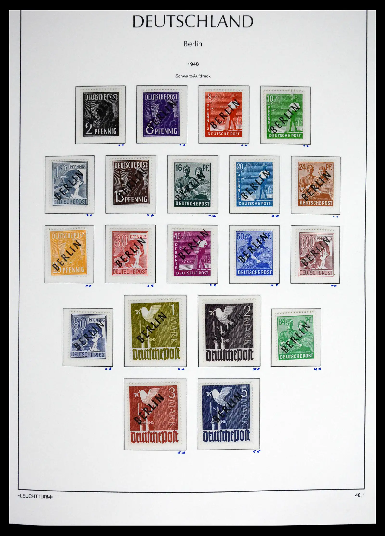 41703 0001 - Stamp collection 41703 Berlin complete mnh 1948-1990.