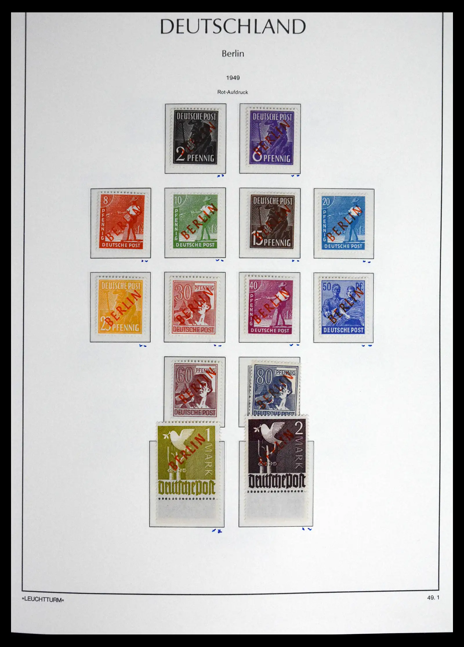 41703 0002 - Stamp collection 41703 Berlin complete mnh 1948-1990.