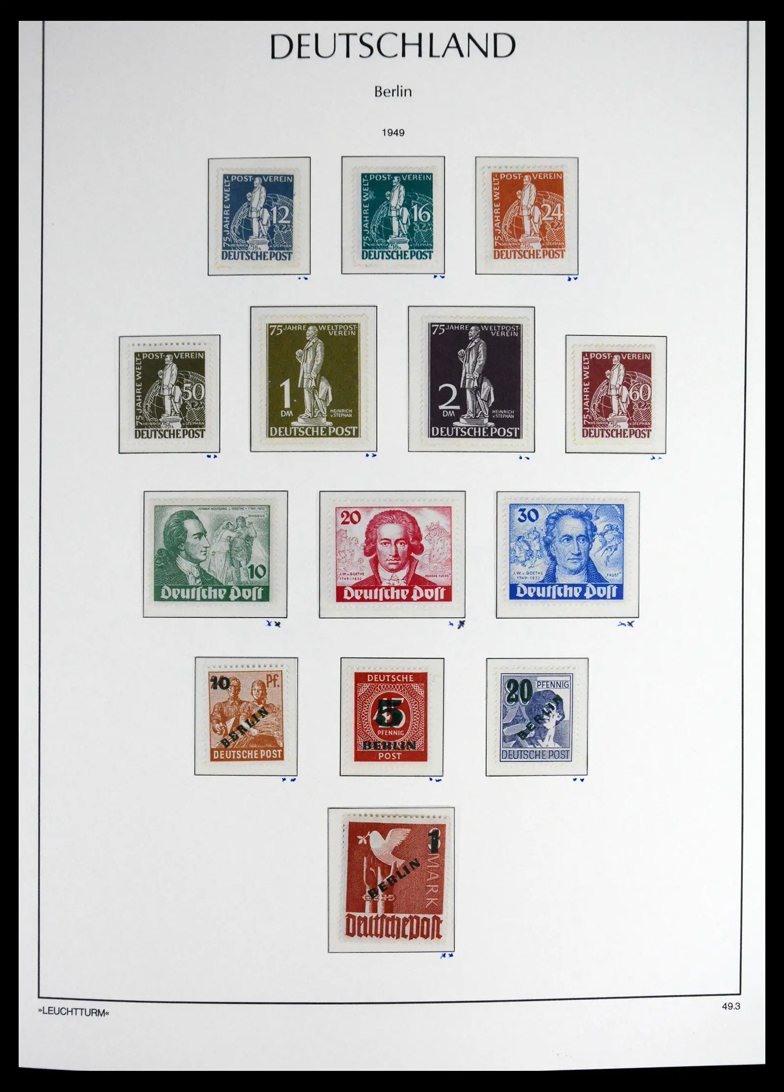 41703 0004 - Stamp collection 41703 Berlin complete mnh 1948-1990.