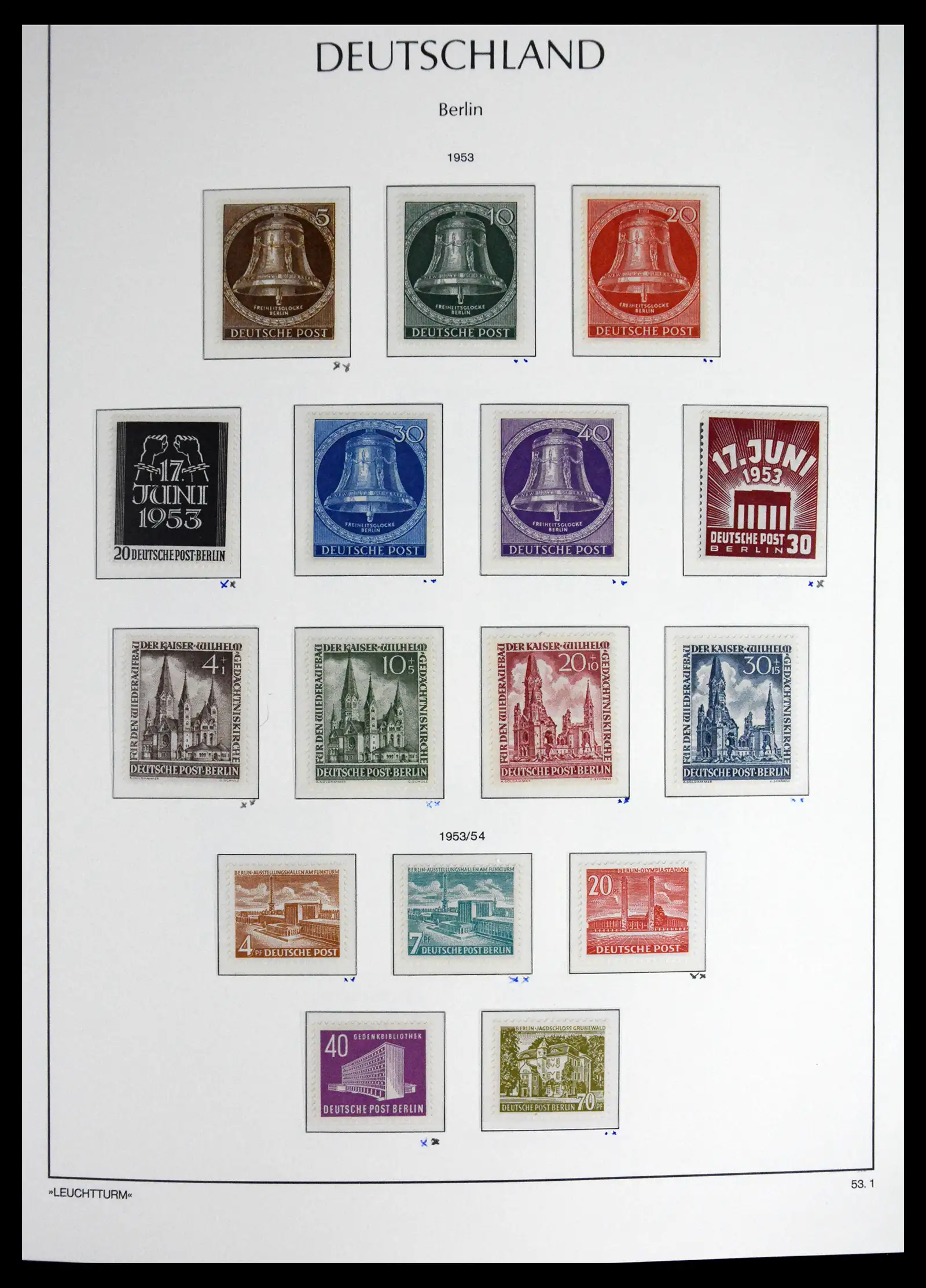 41703 0009 - Stamp collection 41703 Berlin complete mnh 1948-1990.