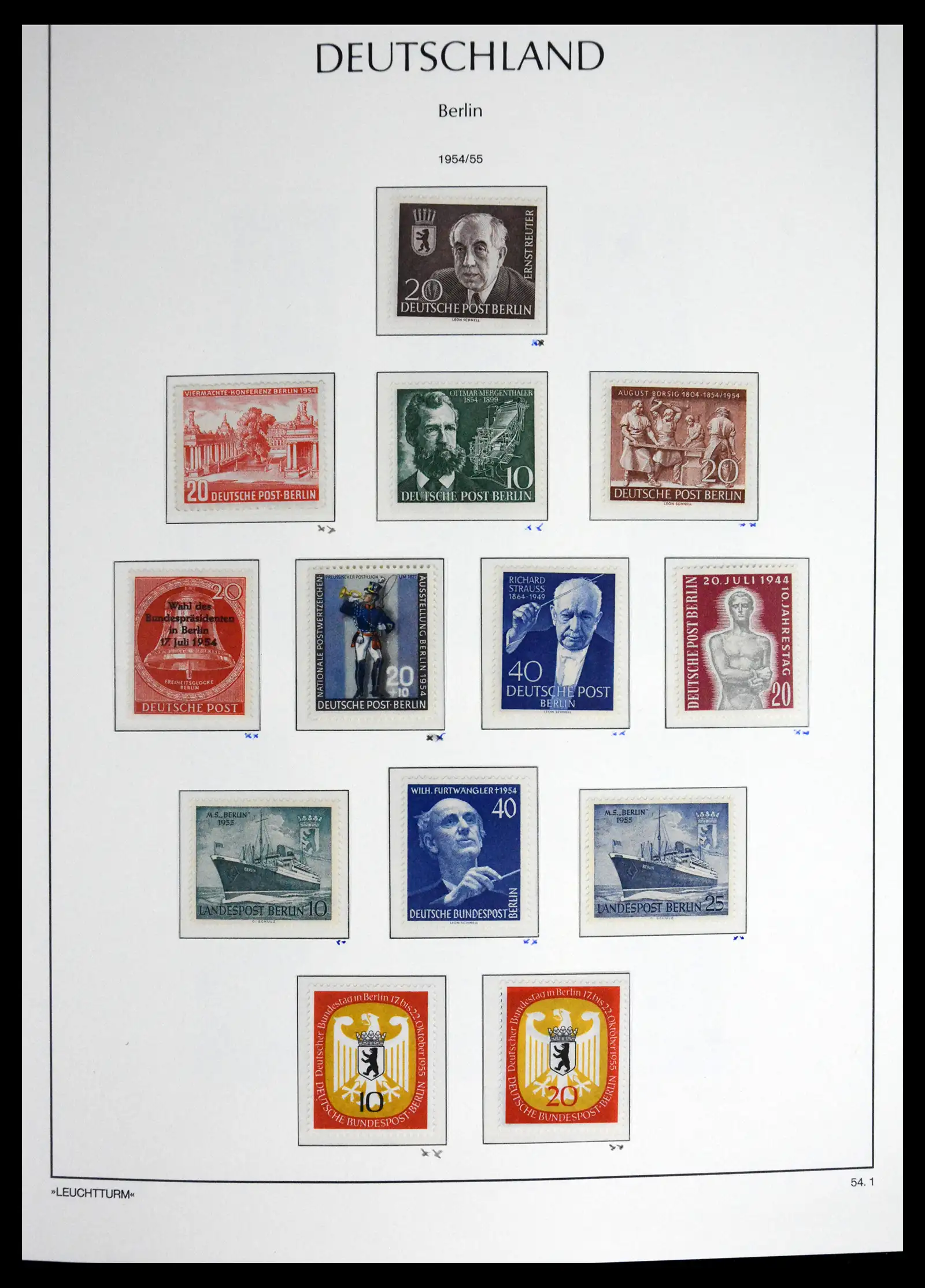 41703 0010 - Stamp collection 41703 Berlin complete mnh 1948-1990.