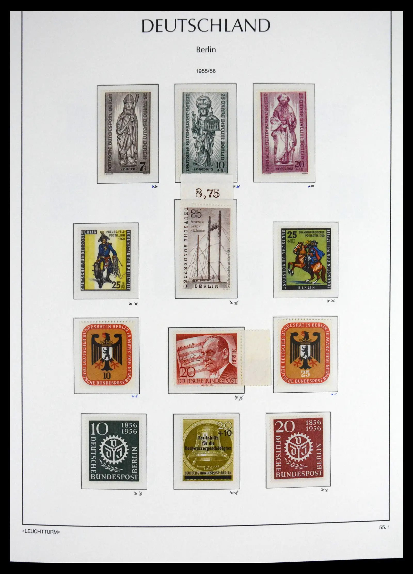 41703 0011 - Stamp collection 41703 Berlin complete mnh 1948-1990.