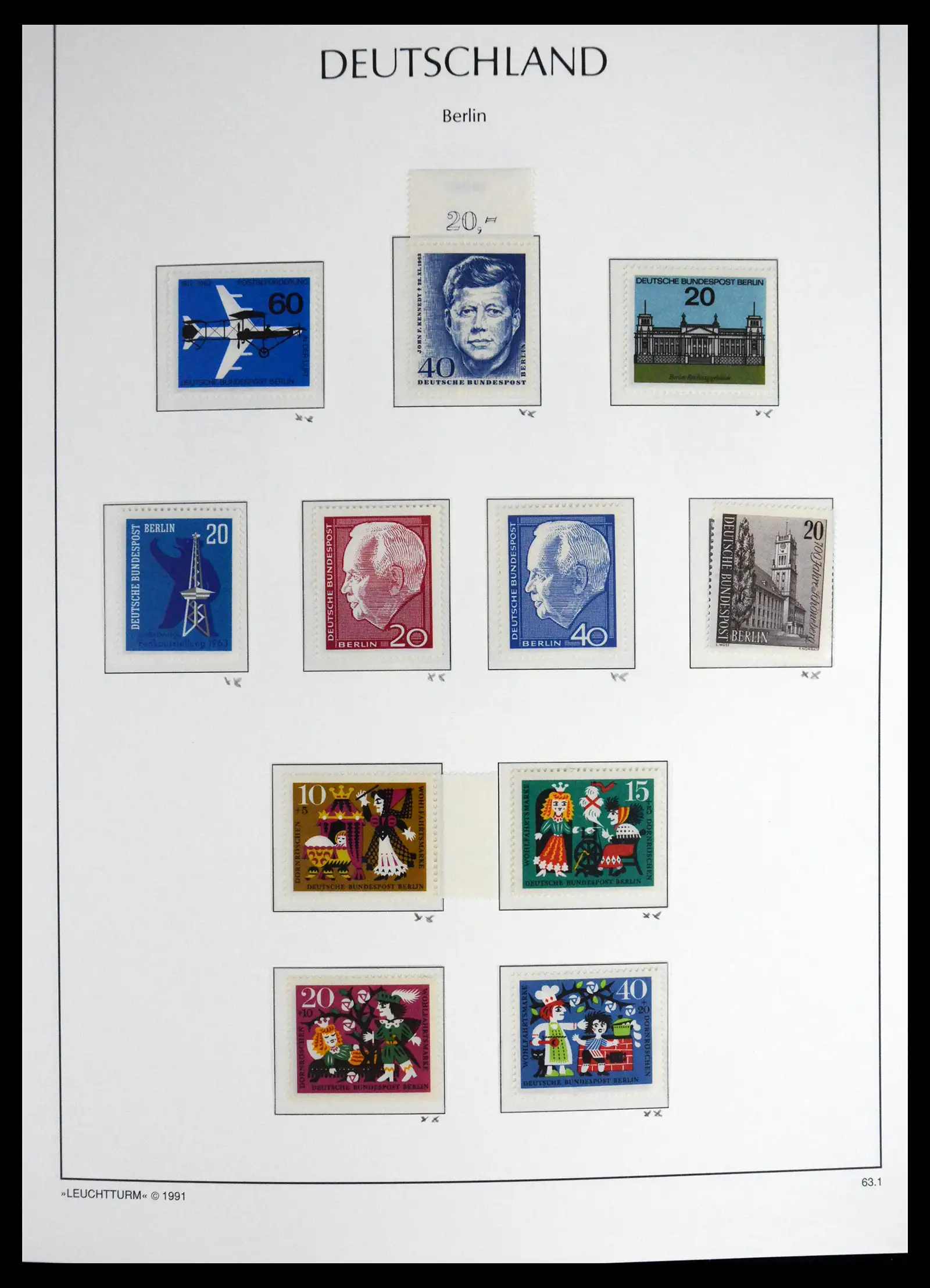 41703 0019 - Stamp collection 41703 Berlin complete mnh 1948-1990.