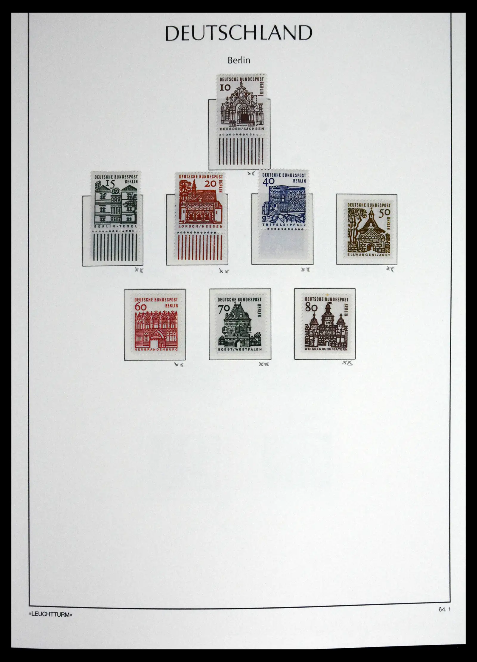41703 0020 - Stamp collection 41703 Berlin complete mnh 1948-1990.