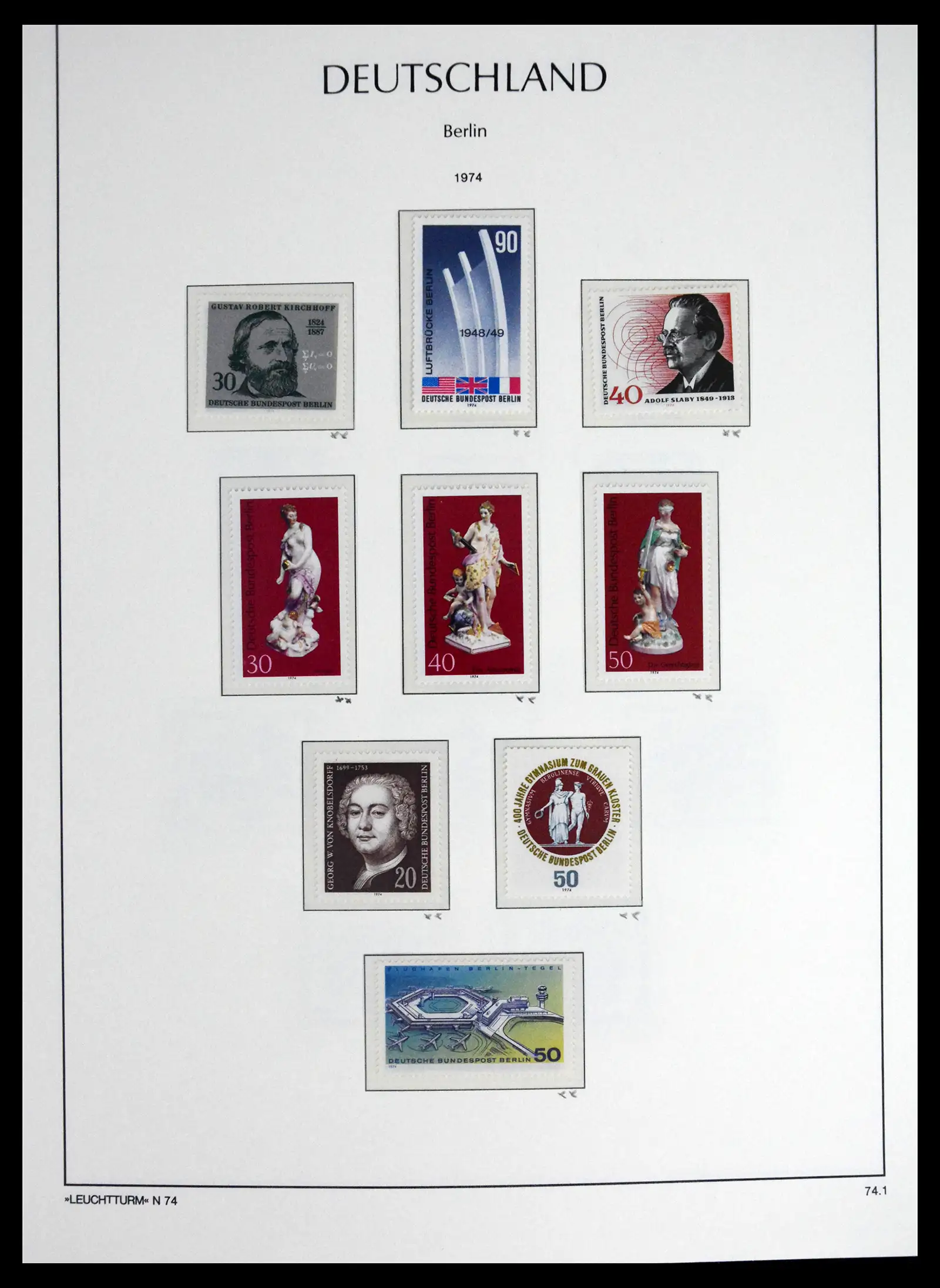 41703 0042 - Stamp collection 41703 Berlin complete mnh 1948-1990.