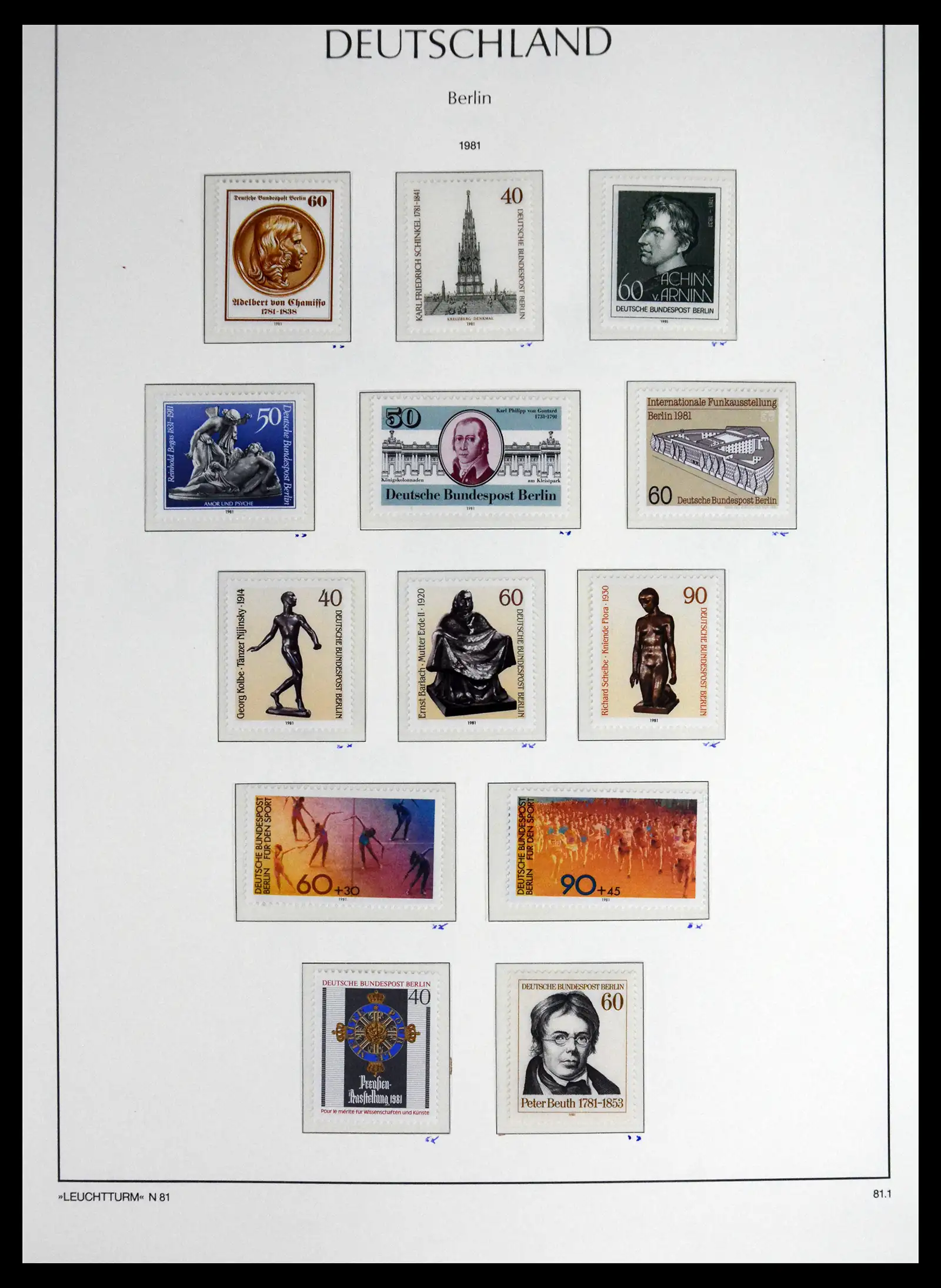 41703 0061 - Stamp collection 41703 Berlin complete mnh 1948-1990.