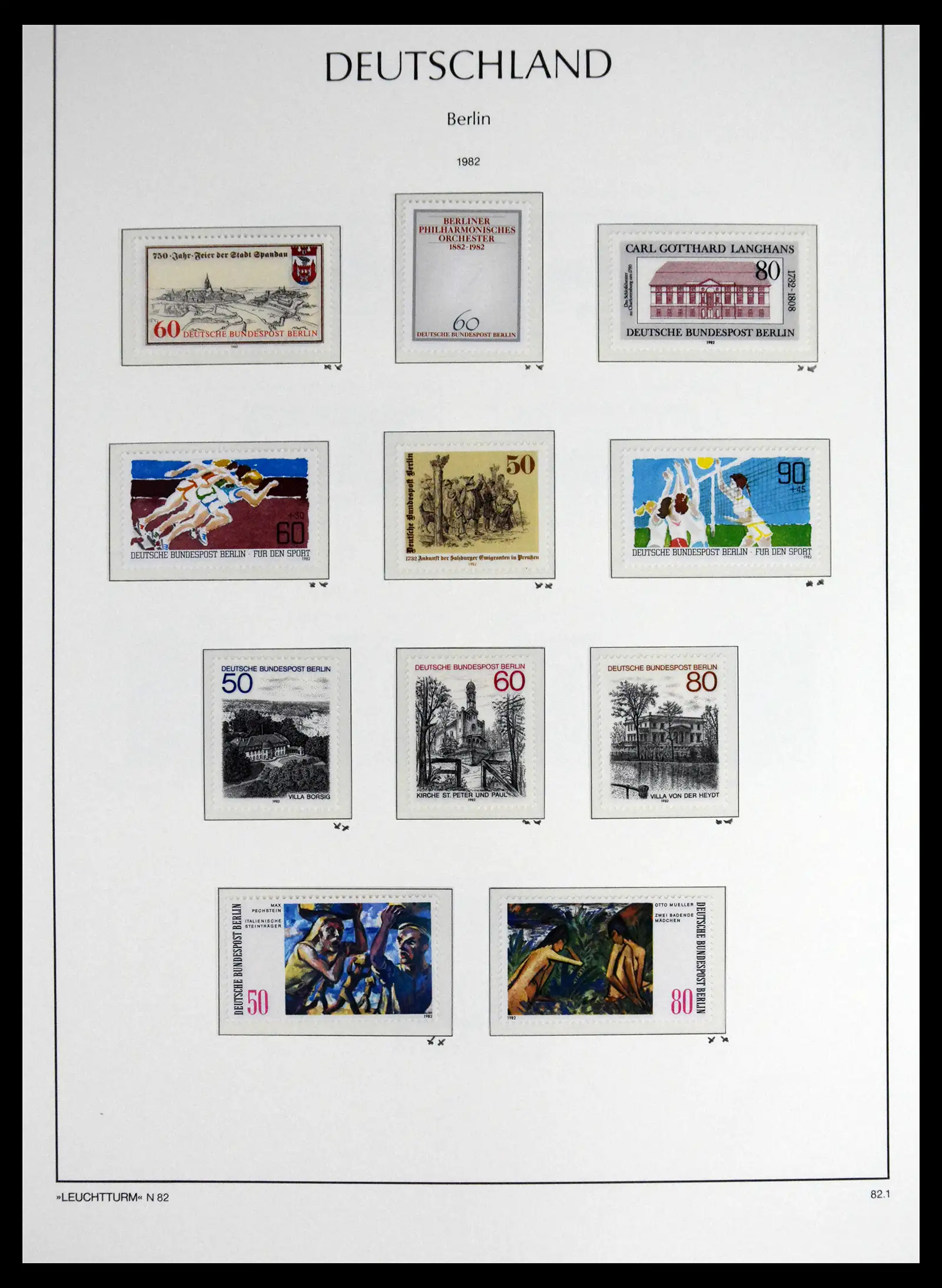 41703 0063 - Stamp collection 41703 Berlin complete mnh 1948-1990.