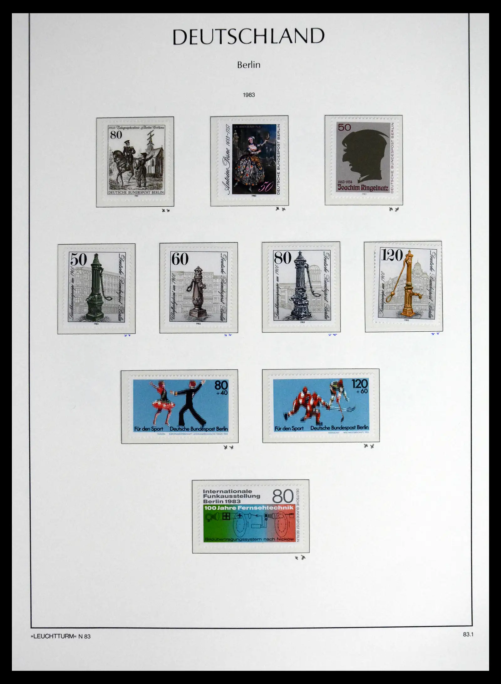 41703 0065 - Stamp collection 41703 Berlin complete mnh 1948-1990.
