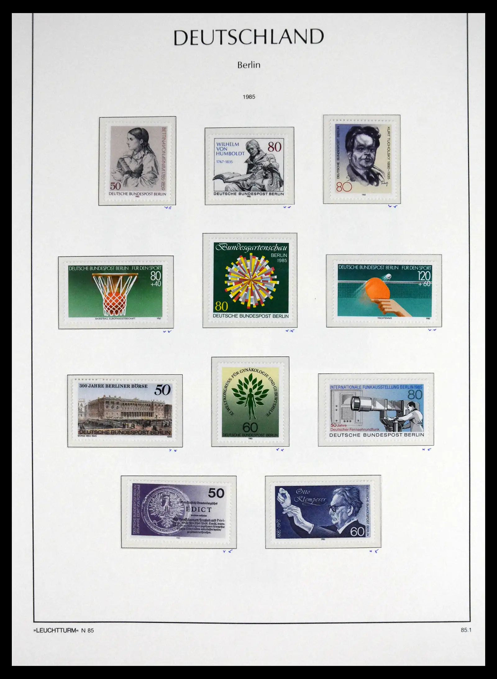 41703 0069 - Stamp collection 41703 Berlin complete mnh 1948-1990.