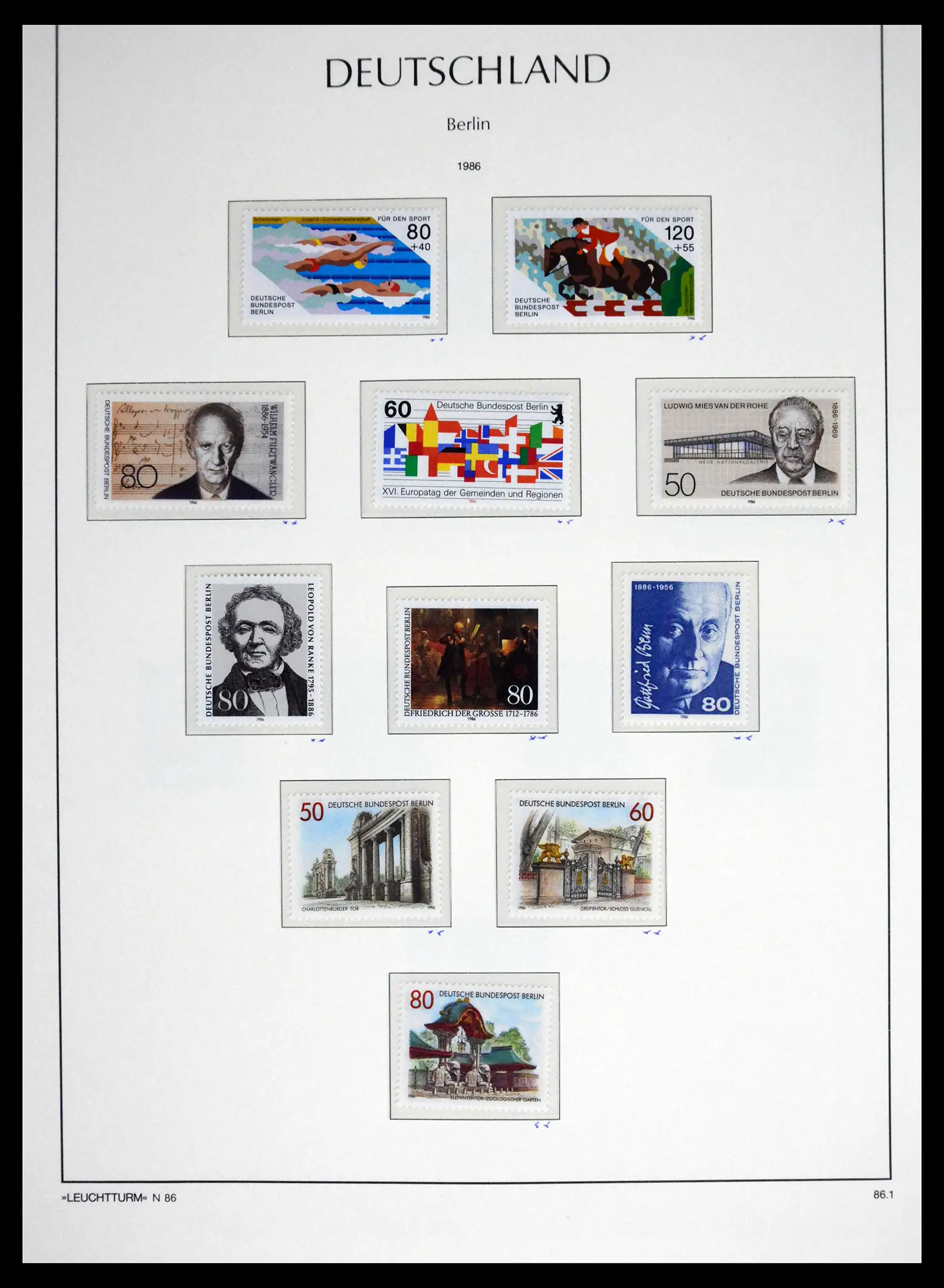 41703 0071 - Stamp collection 41703 Berlin complete mnh 1948-1990.